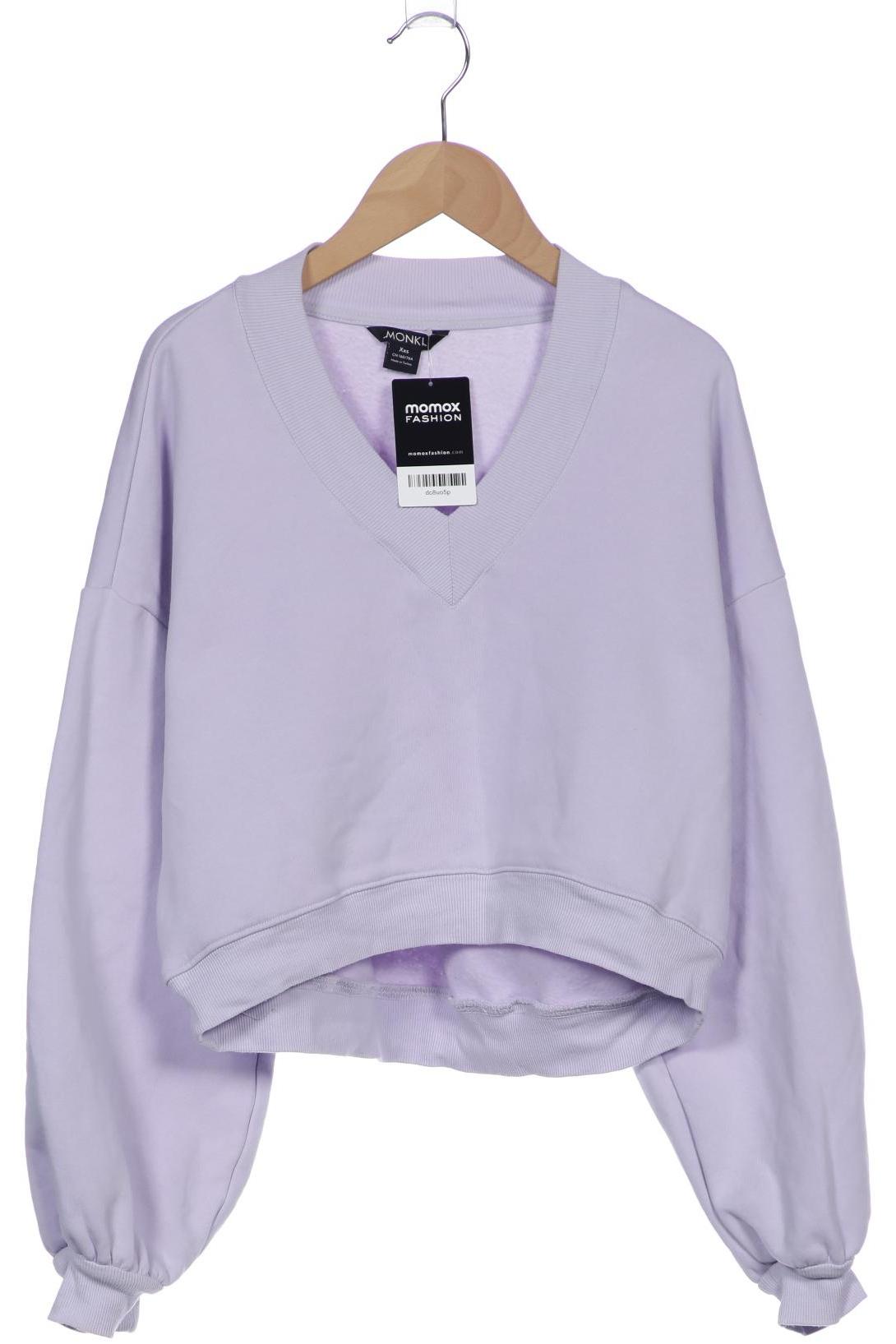 

Monki Damen Sweatshirt, flieder, Gr. 32