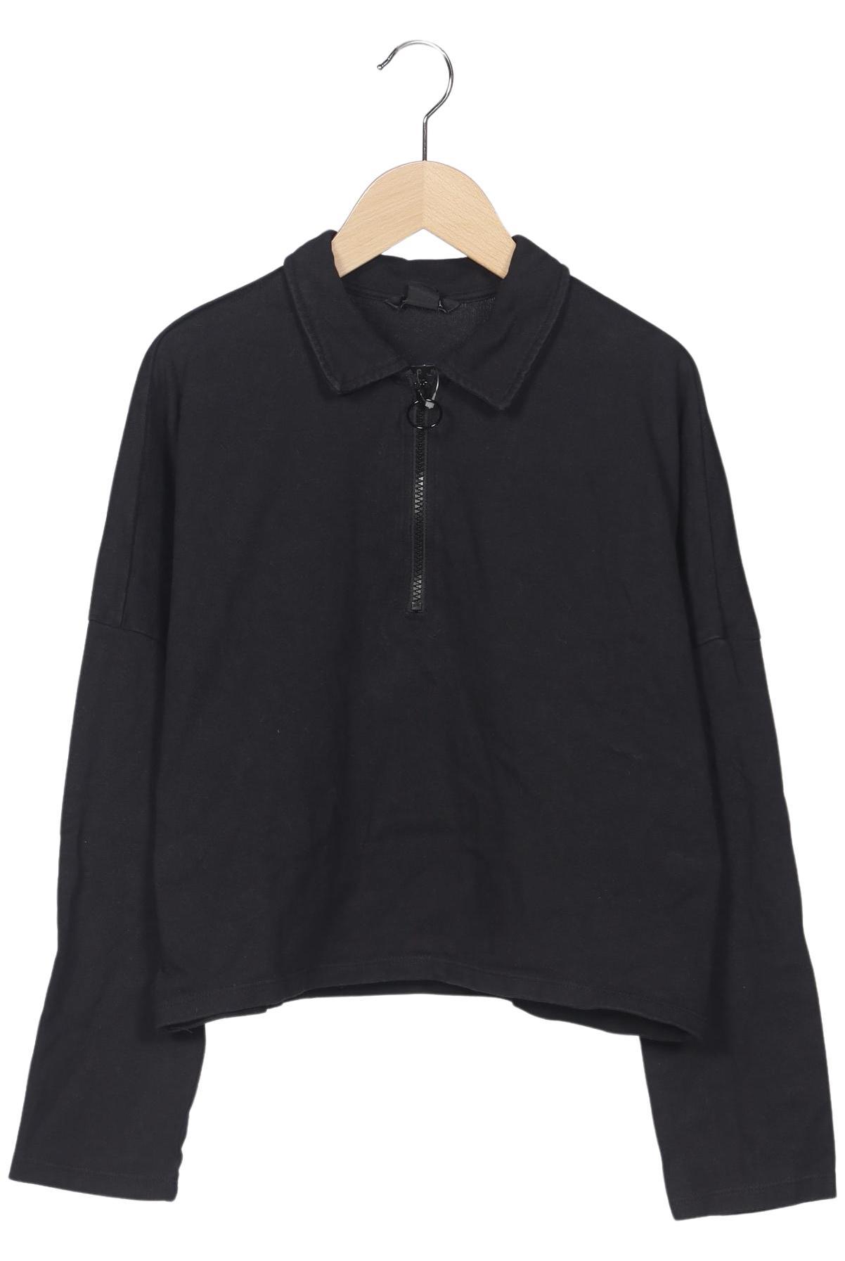 

Monki Damen Sweatshirt, schwarz, Gr. 36