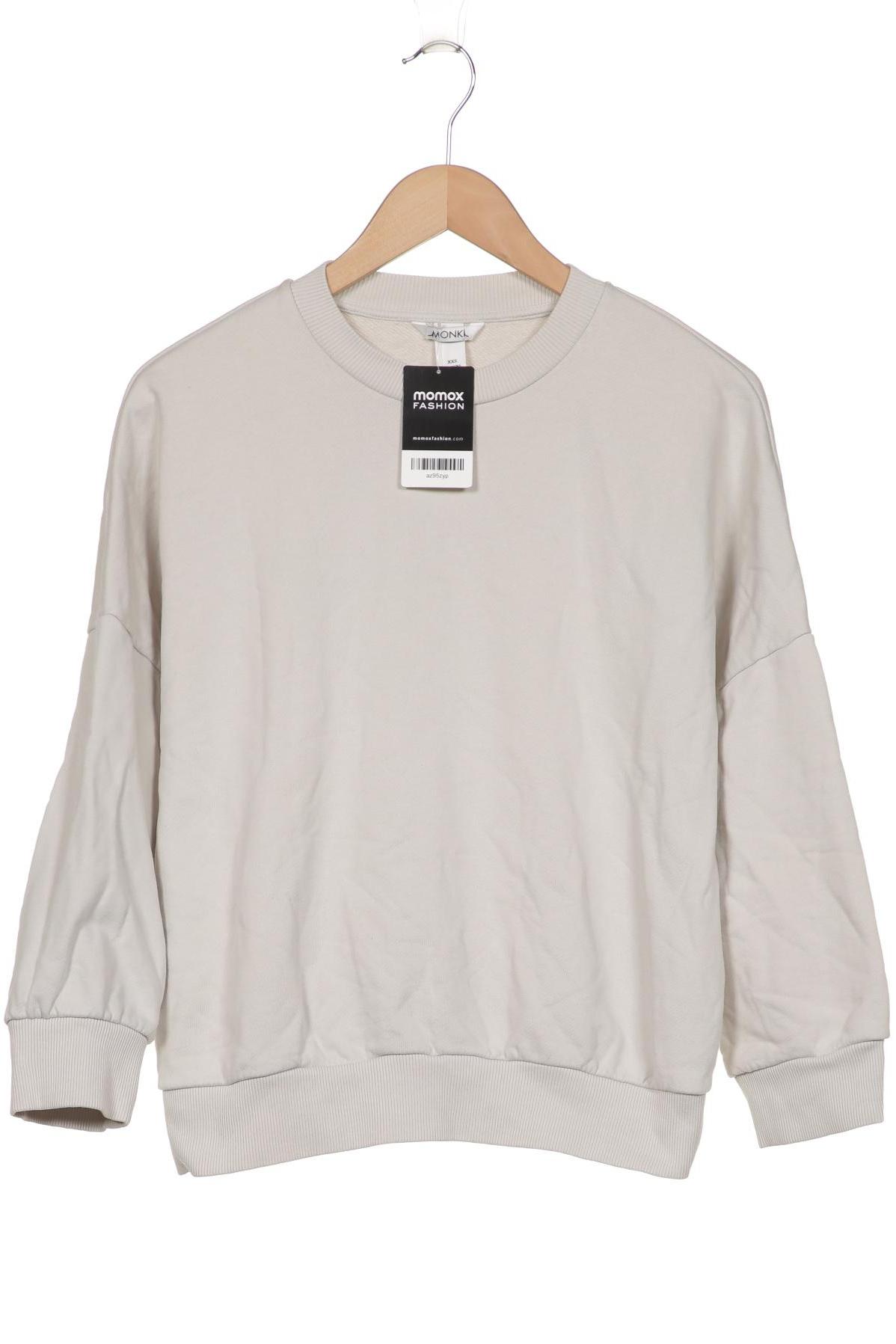 

Monki Damen Sweatshirt, beige, Gr. 32