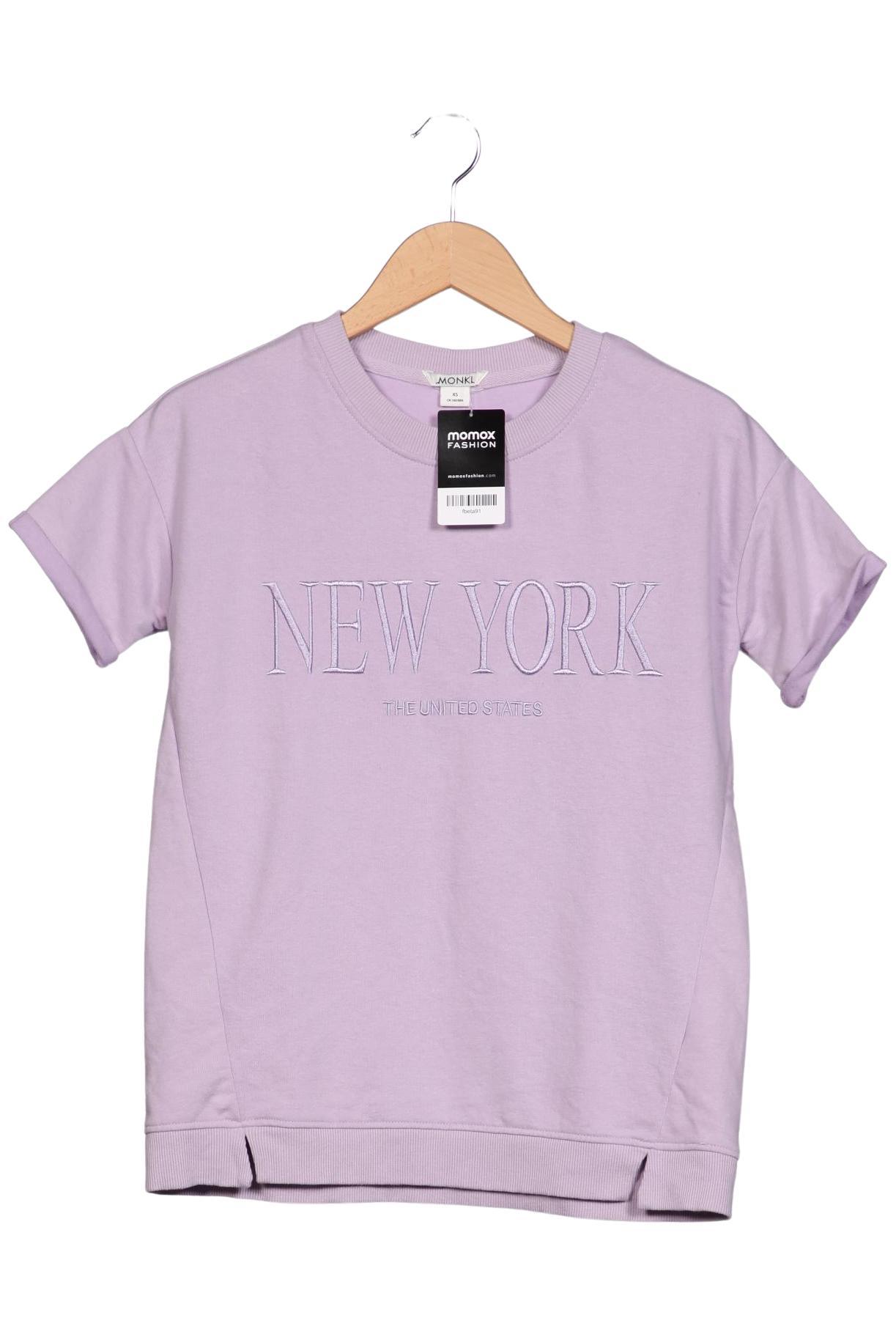 

Monki Damen Sweatshirt, flieder, Gr. 34