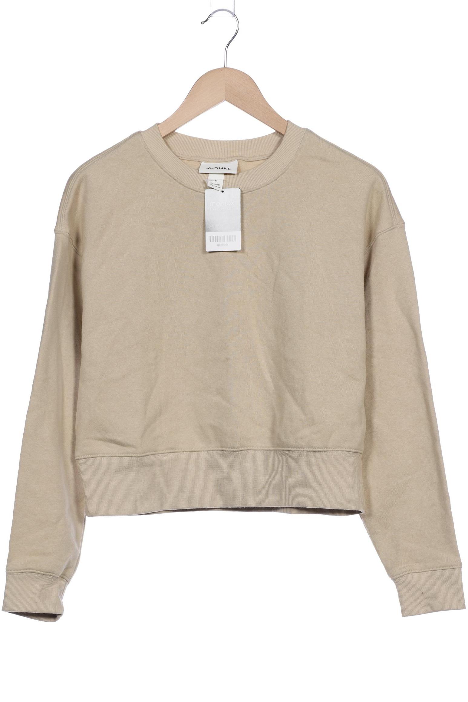 

Monki Damen Sweatshirt, beige, Gr. 36
