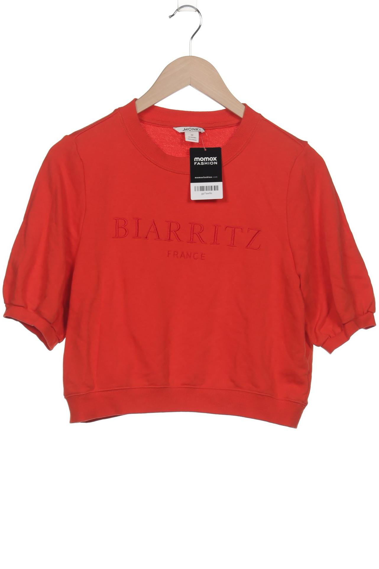 

Monki Damen Sweatshirt, rot, Gr. 38