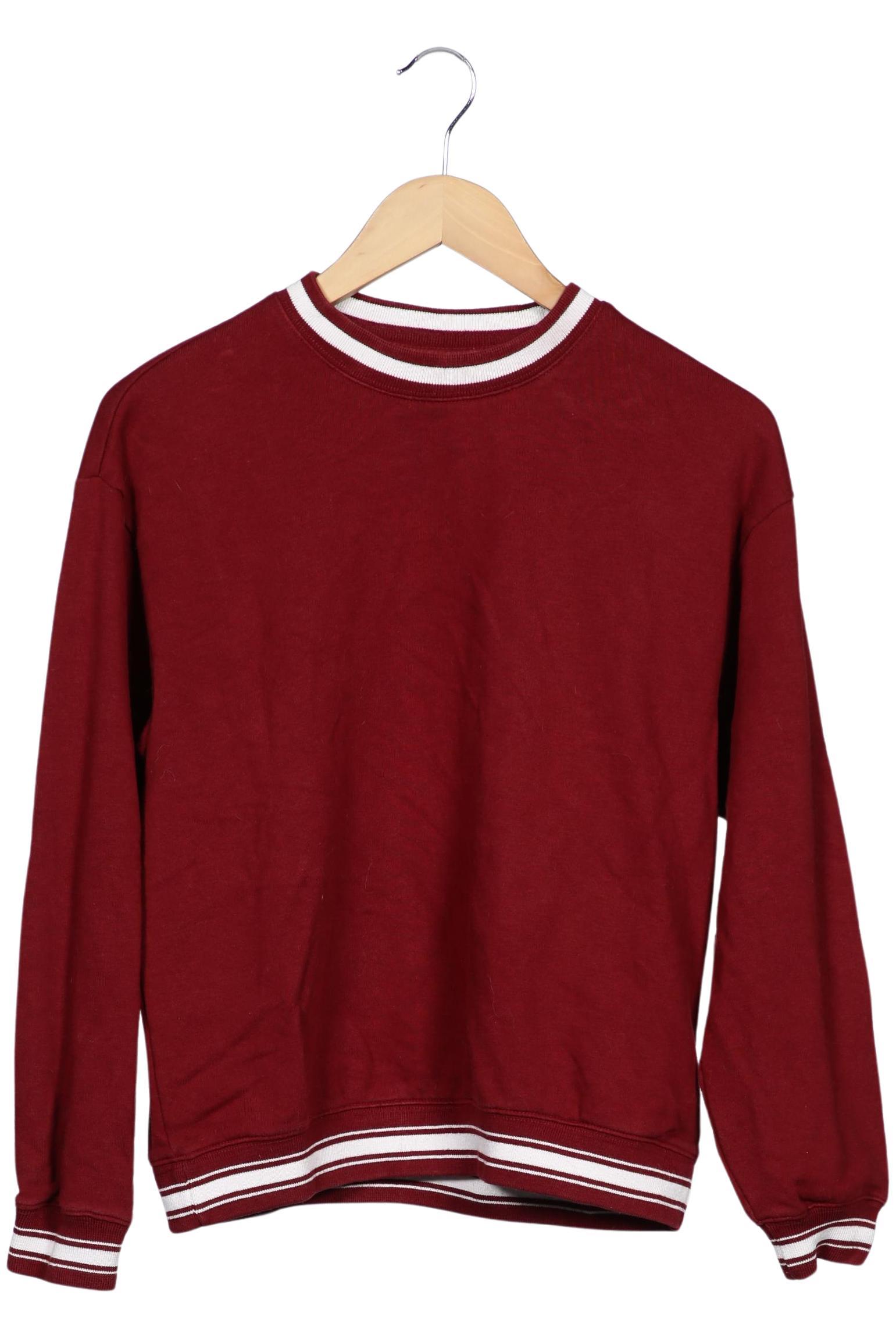 

Monki Damen Sweatshirt, rot, Gr. 34
