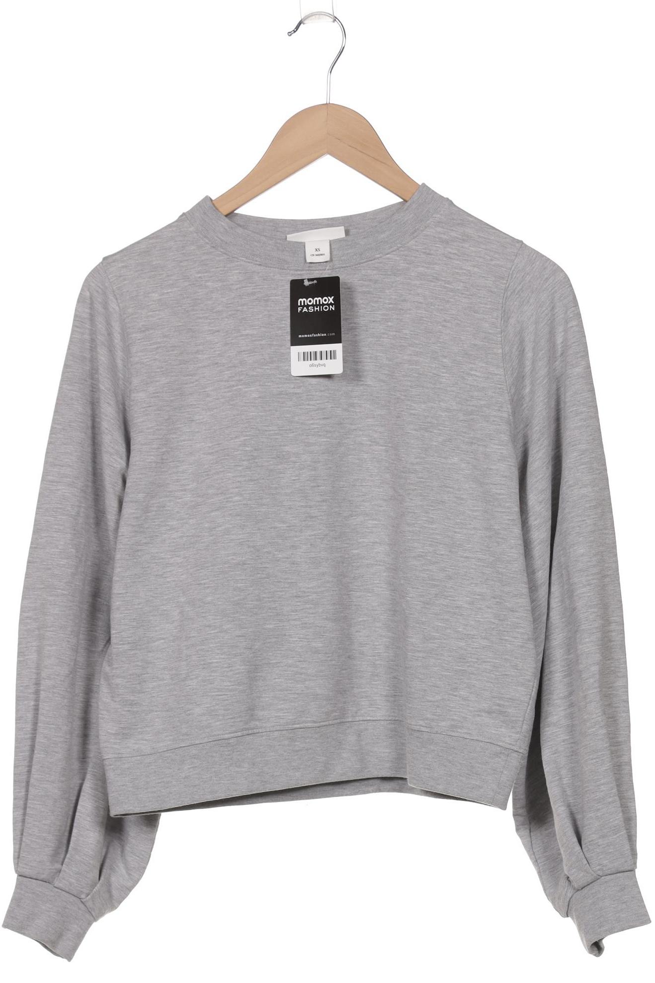 

Monki Damen Sweatshirt, grau, Gr. 34