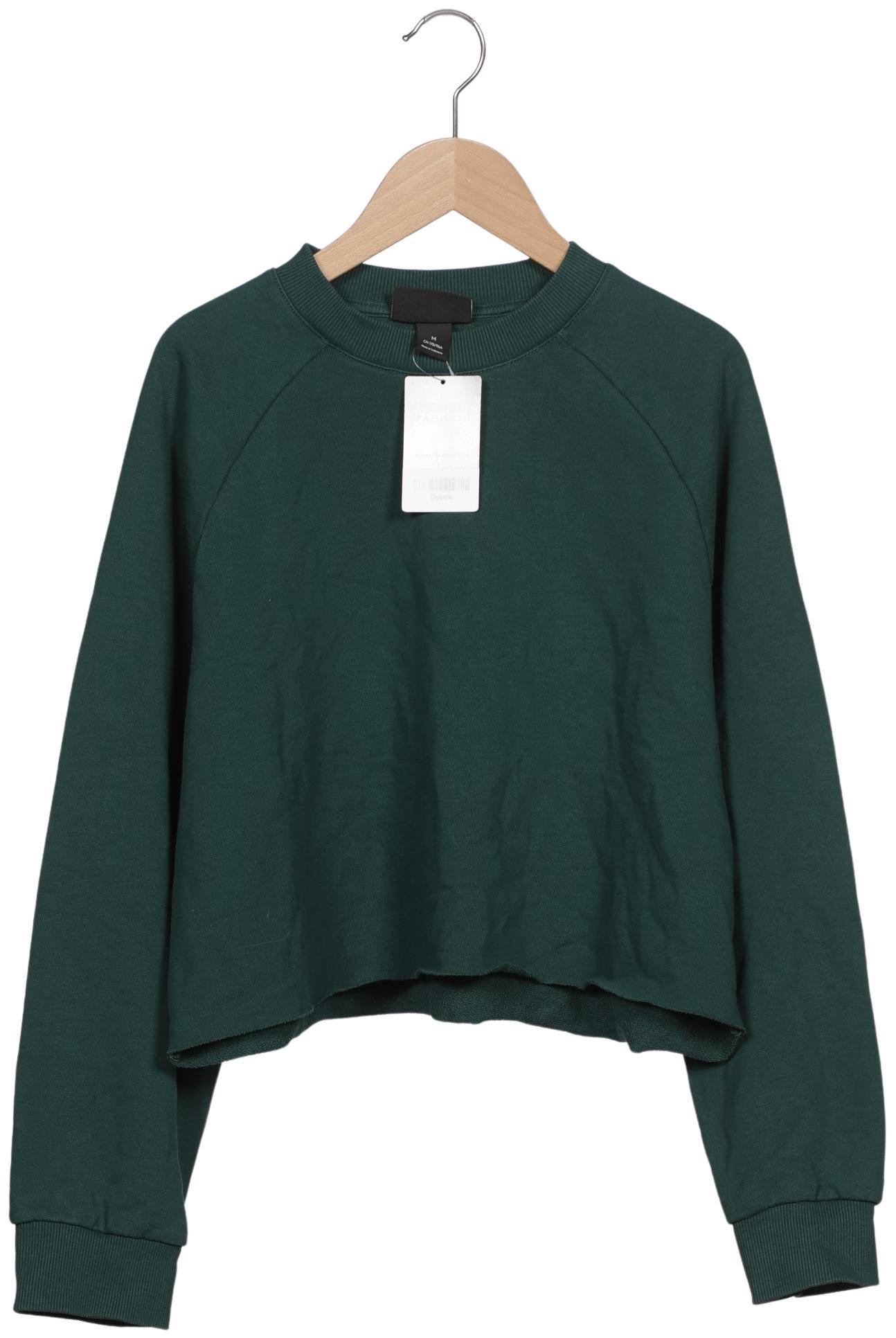 

Monki Damen Sweatshirt, grün, Gr. 38