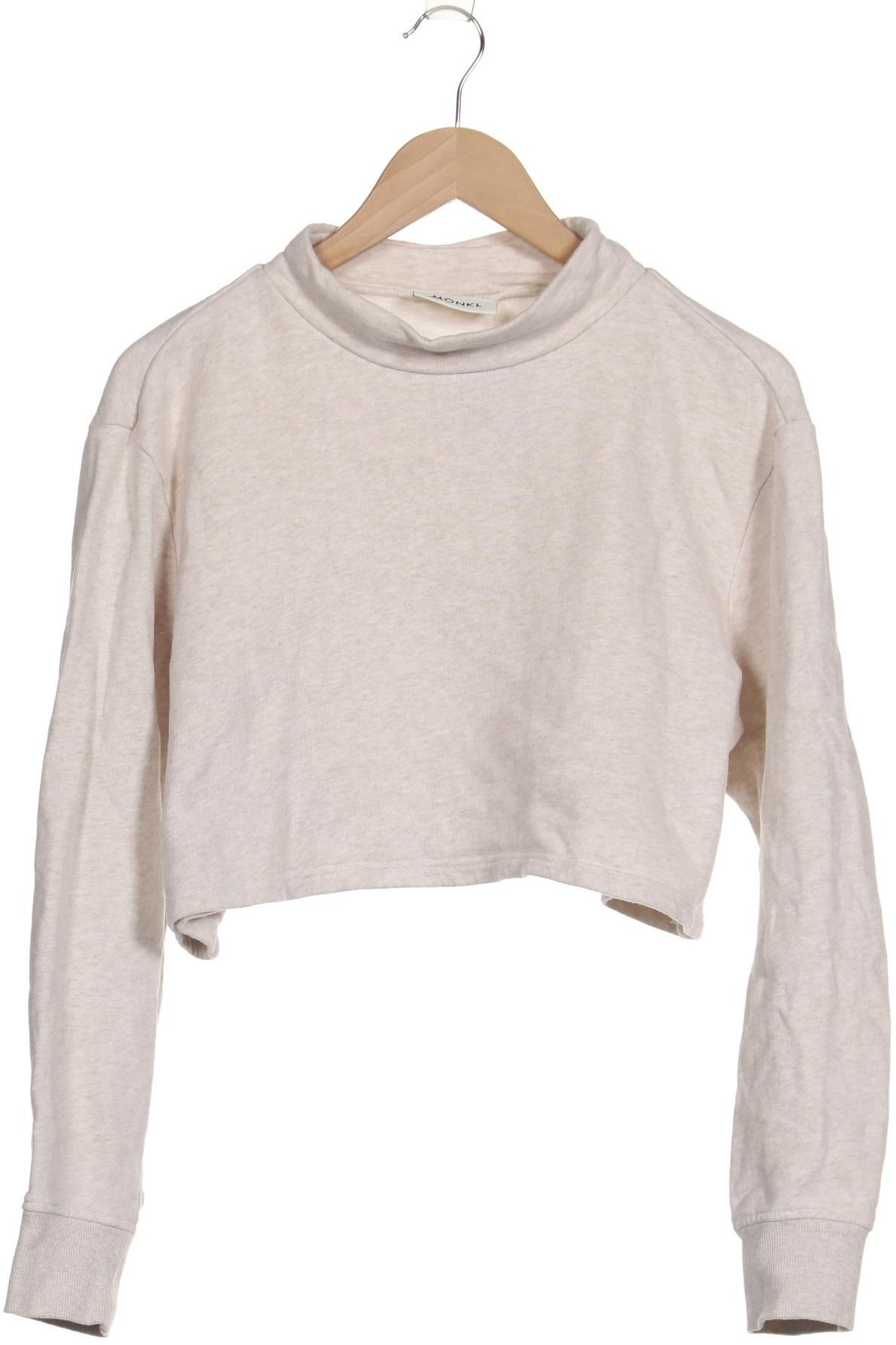 

Monki Damen Sweatshirt, beige, Gr. 38