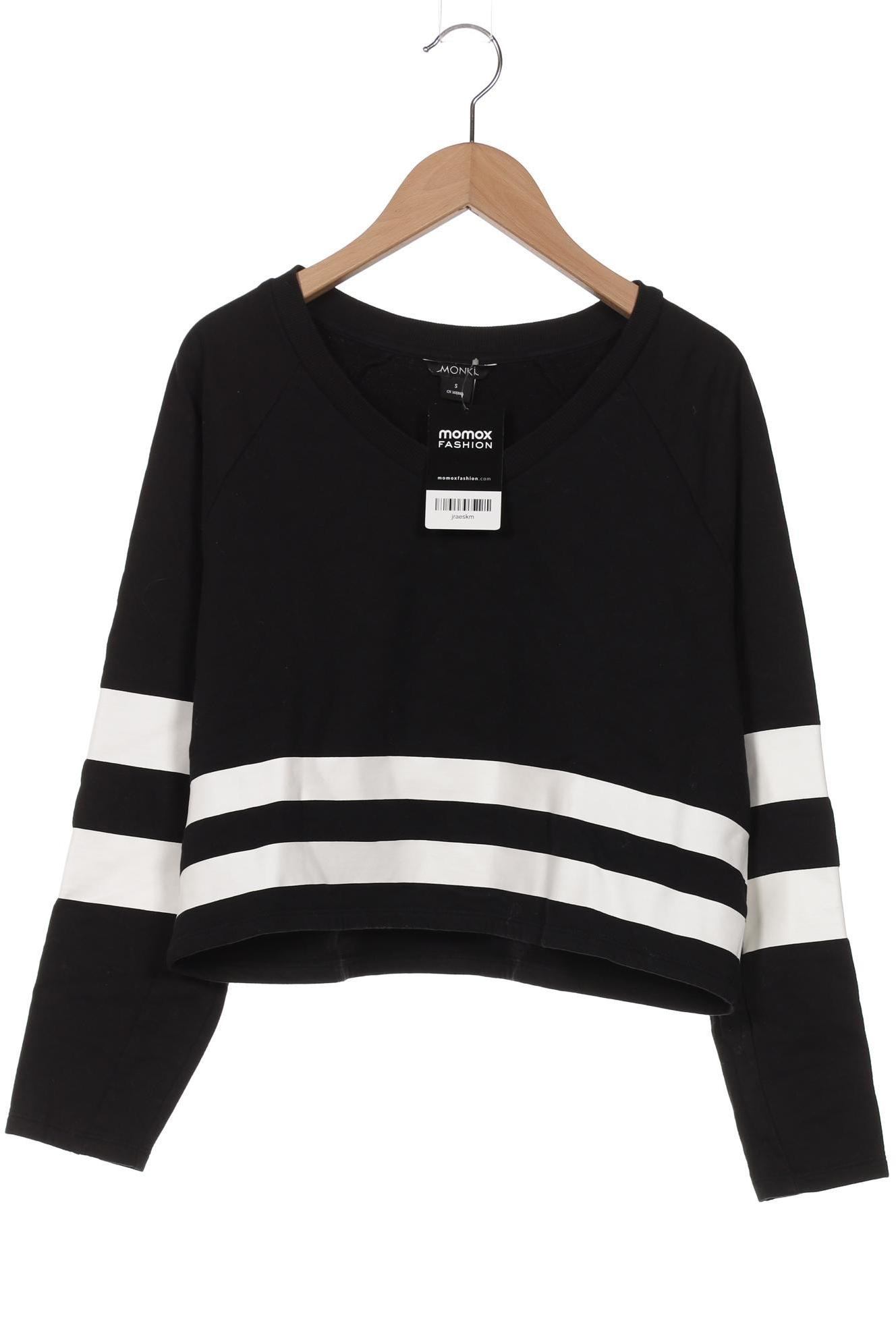 

Monki Damen Sweatshirt, schwarz, Gr. 36