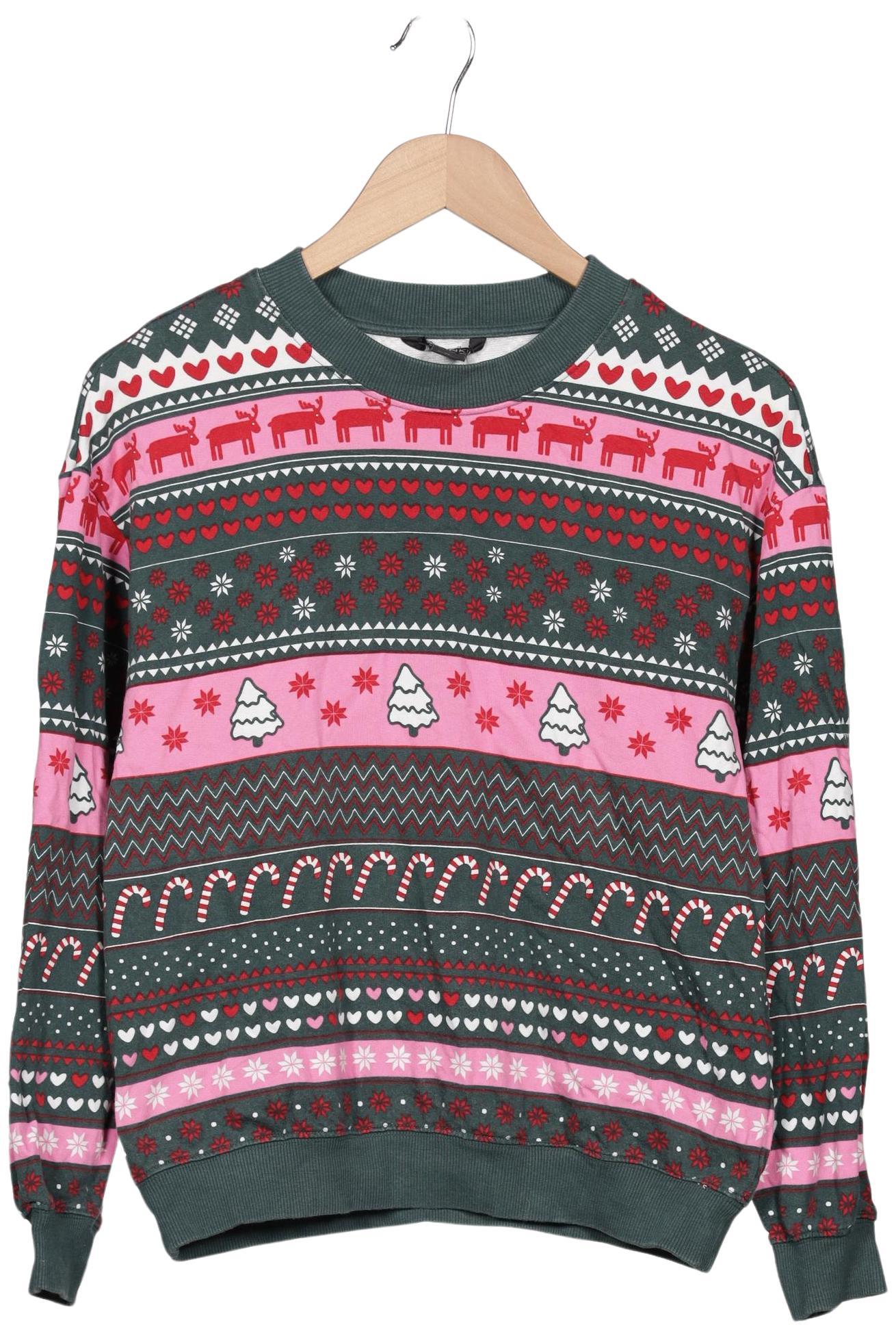 

Monki Damen Sweatshirt, grün, Gr. 34