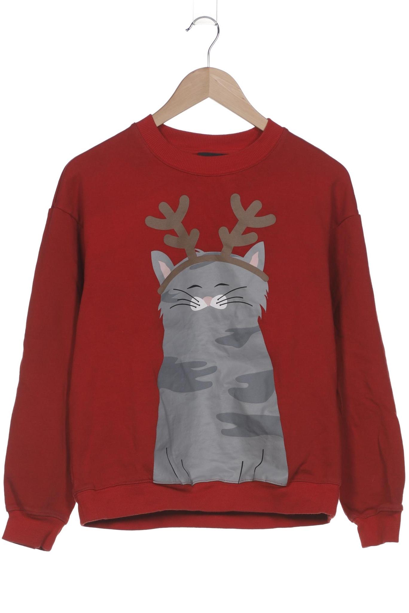 

Monki Damen Sweatshirt, rot, Gr. 36