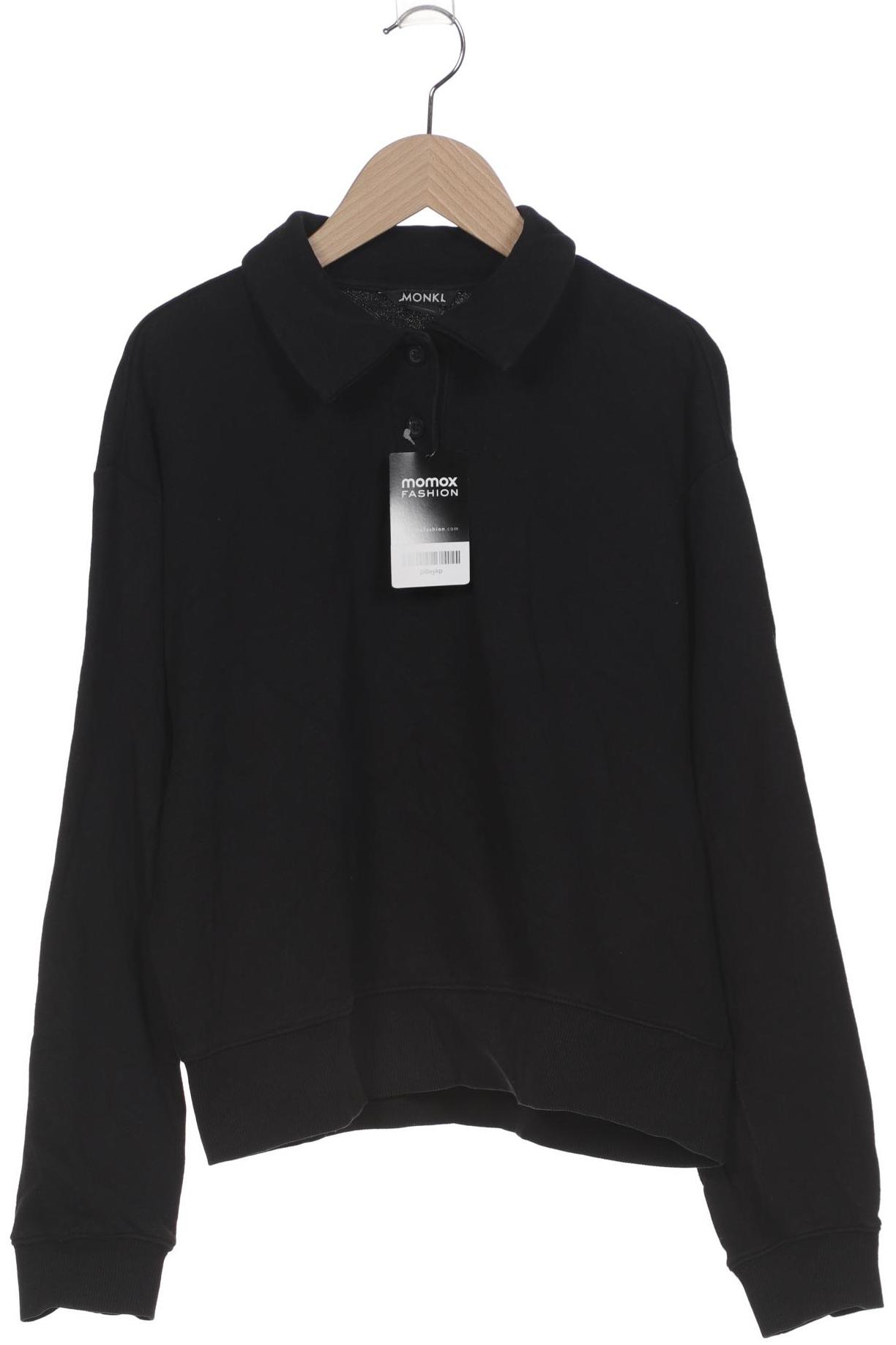 

Monki Damen Sweatshirt, schwarz, Gr. 36