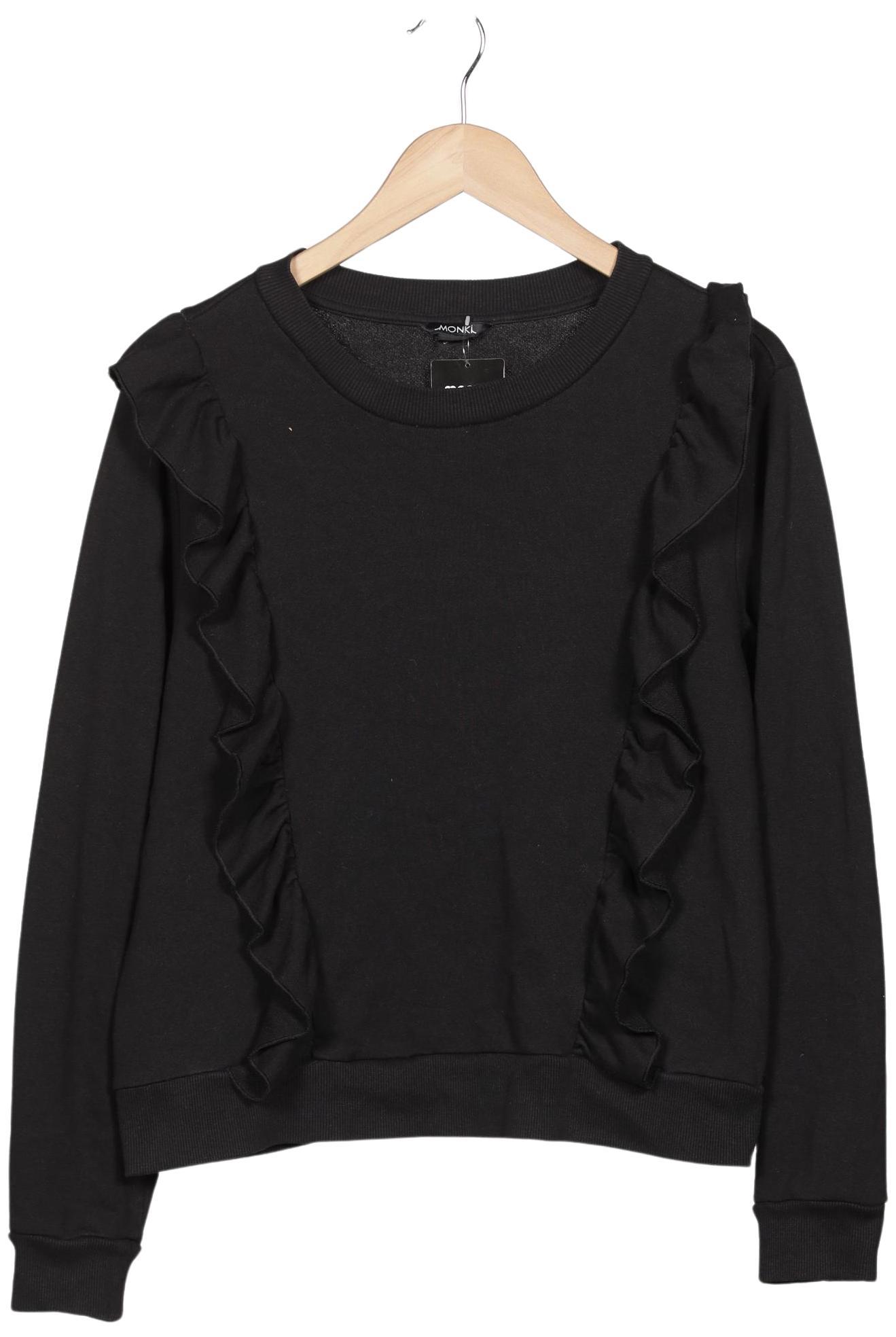 

Monki Damen Sweatshirt, schwarz, Gr. 38