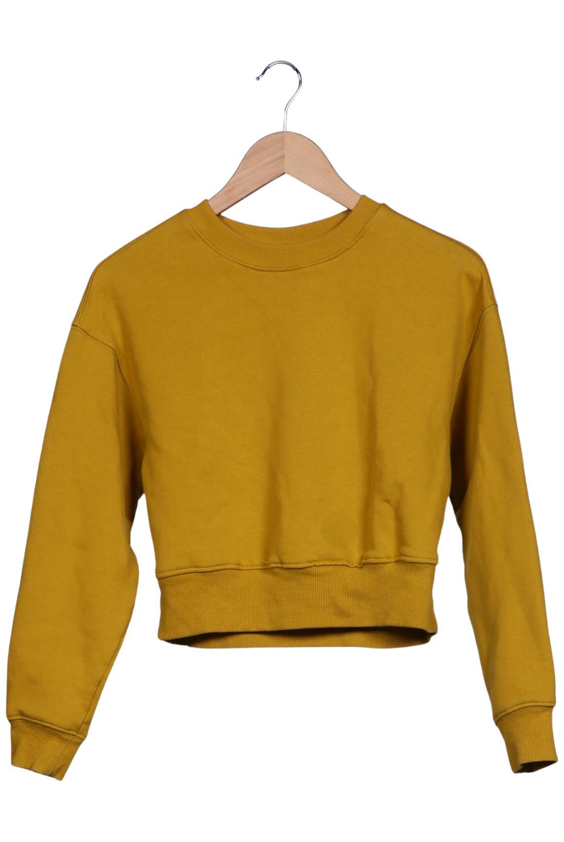 

Monki Damen Sweatshirt, gelb, Gr. 34