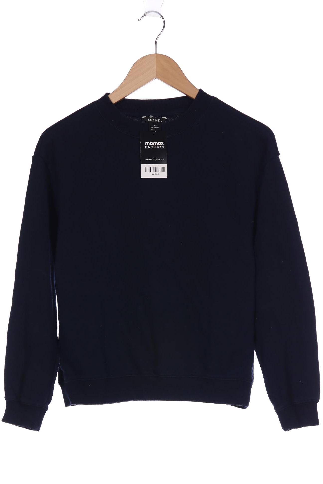 

MONKI Damen Sweatshirt, marineblau