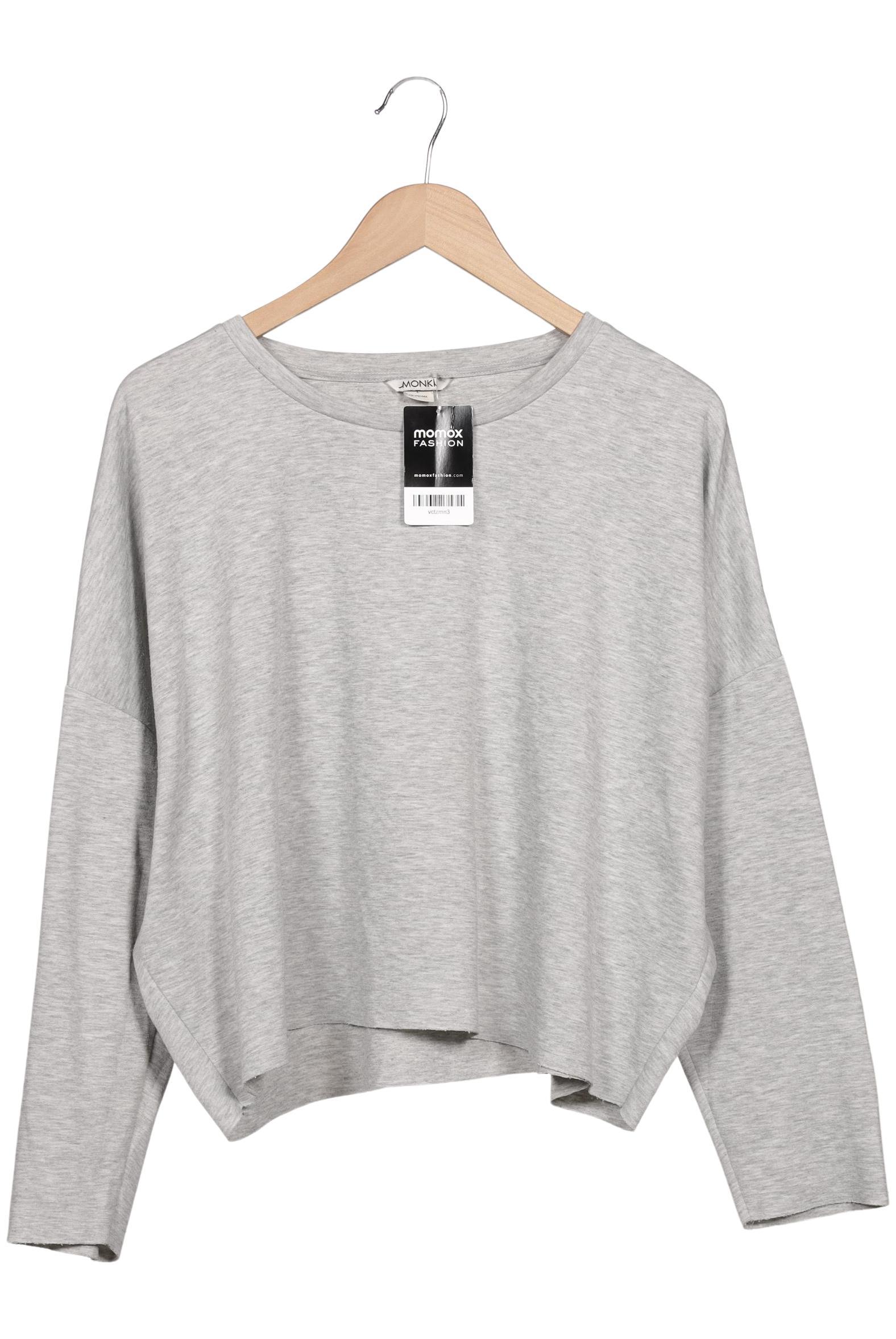 

Monki Damen Sweatshirt, grau, Gr. 42