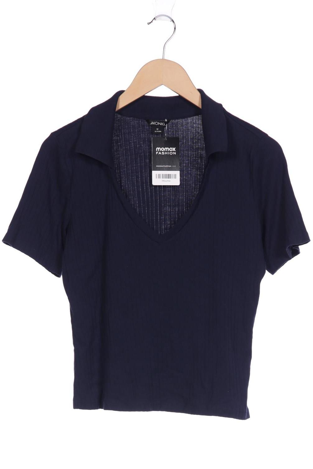 

MONKI Damen T-Shirt, marineblau