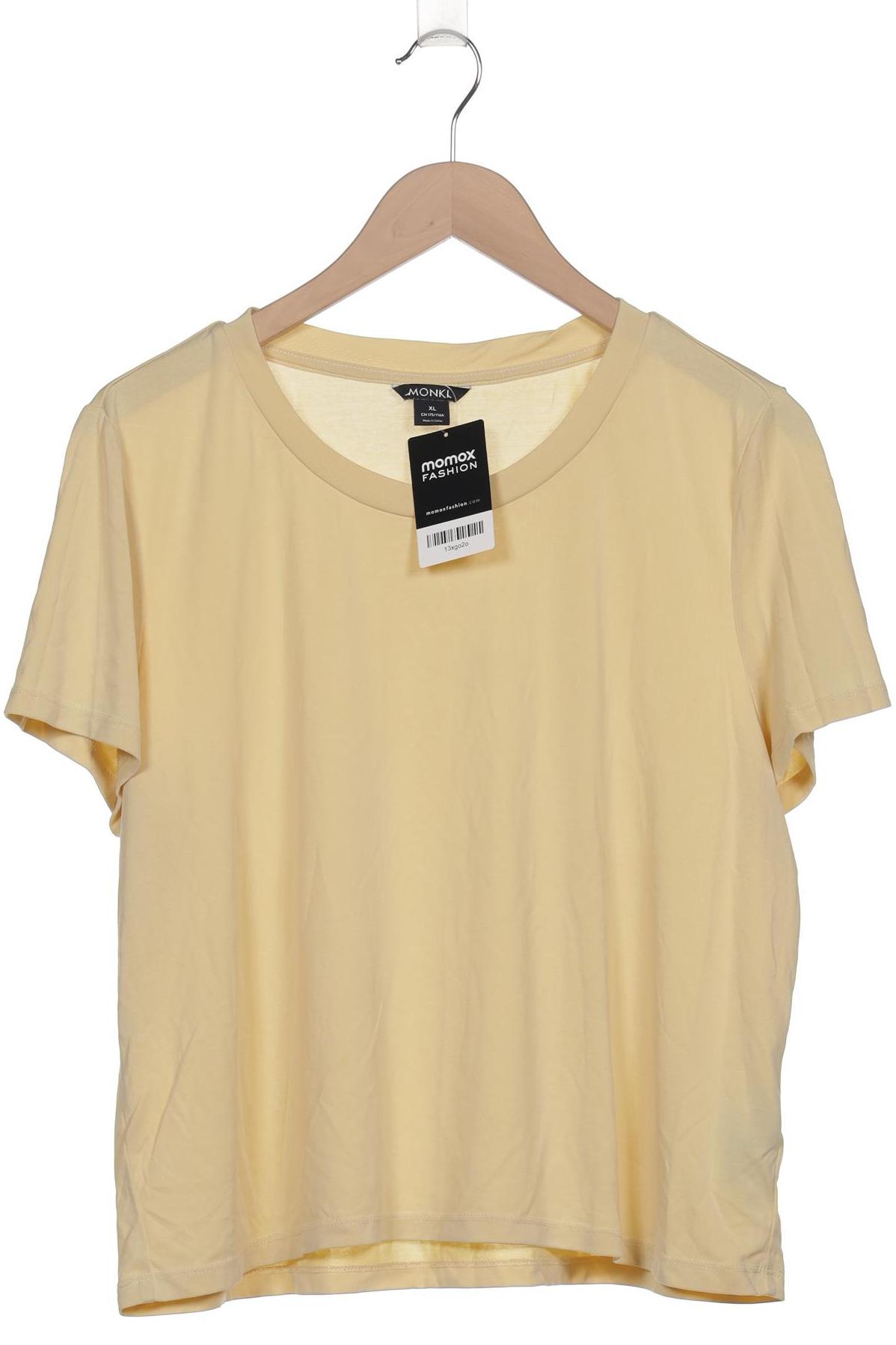 

Monki Damen T-Shirt, gelb, Gr. 44