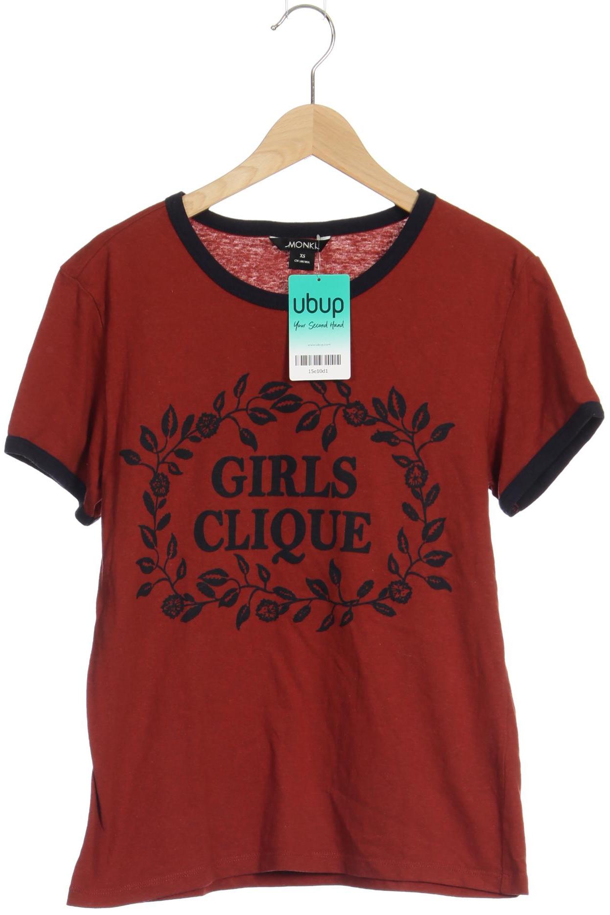 

Monki Damen T-Shirt, braun, Gr. 34