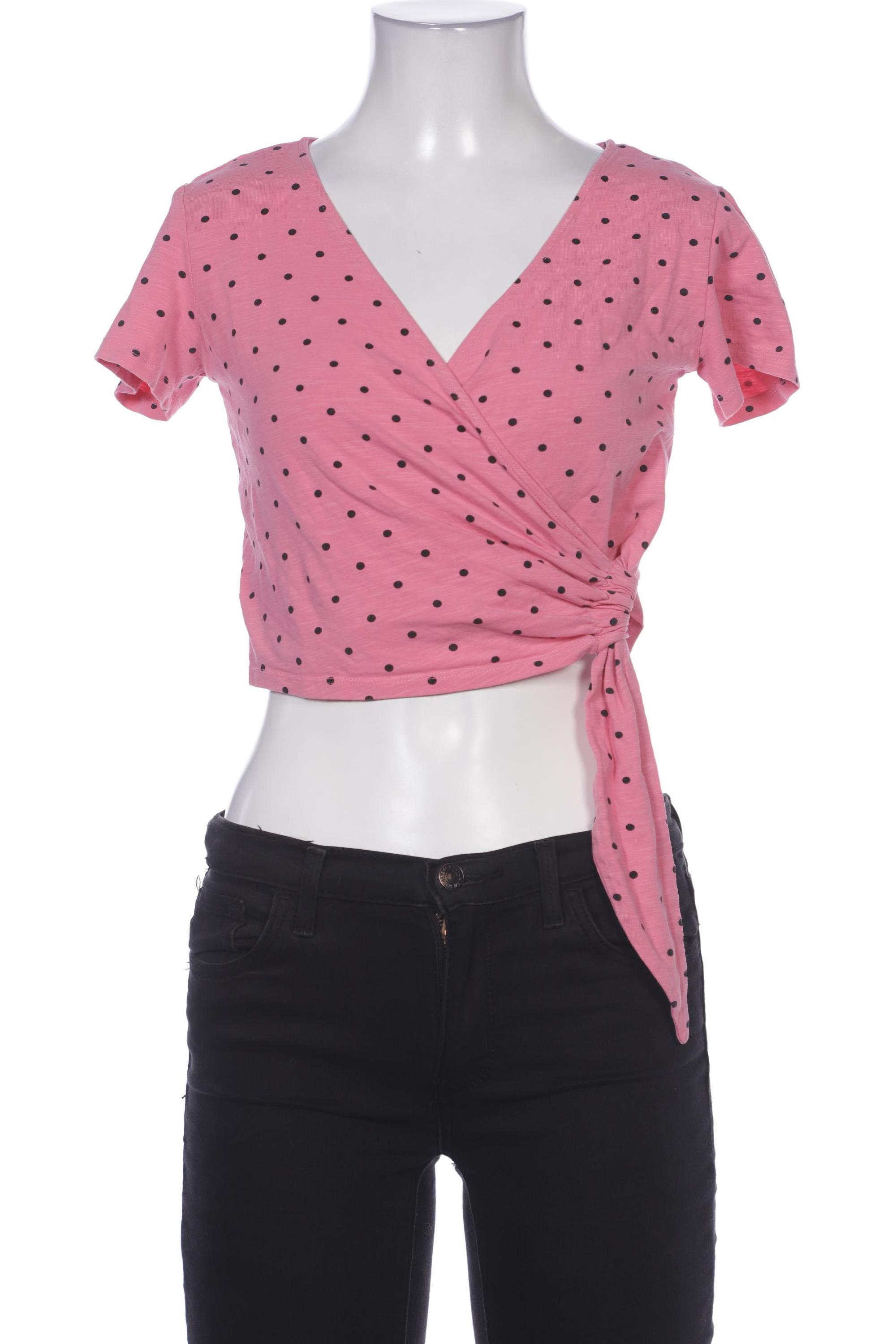 

Monki Damen T-Shirt, pink, Gr. 34