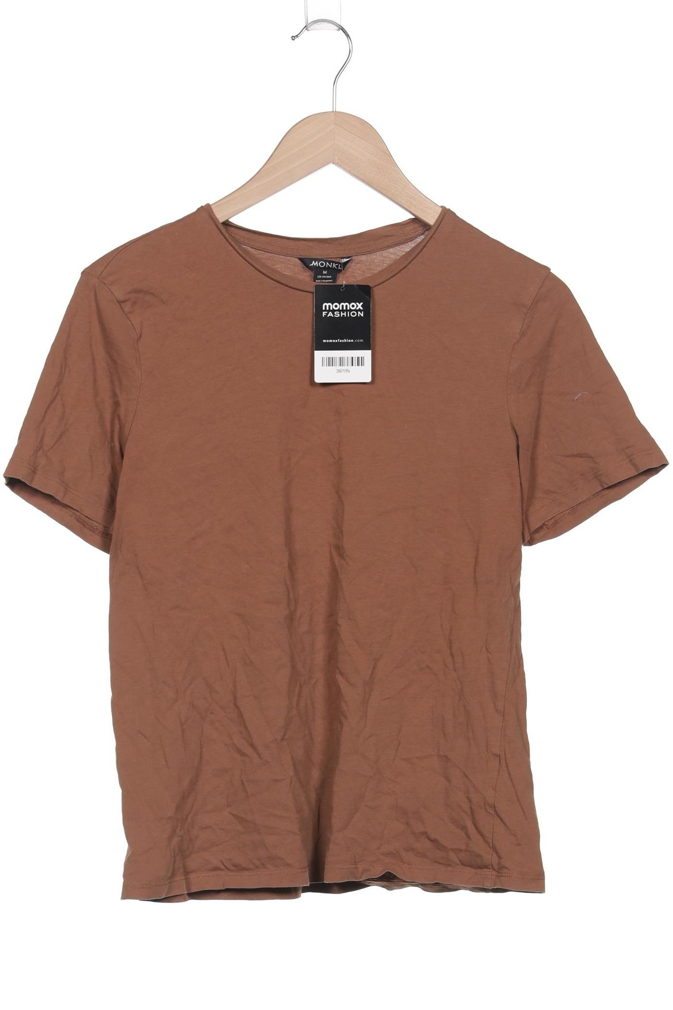 

Monki Damen T-Shirt, braun, Gr. 38