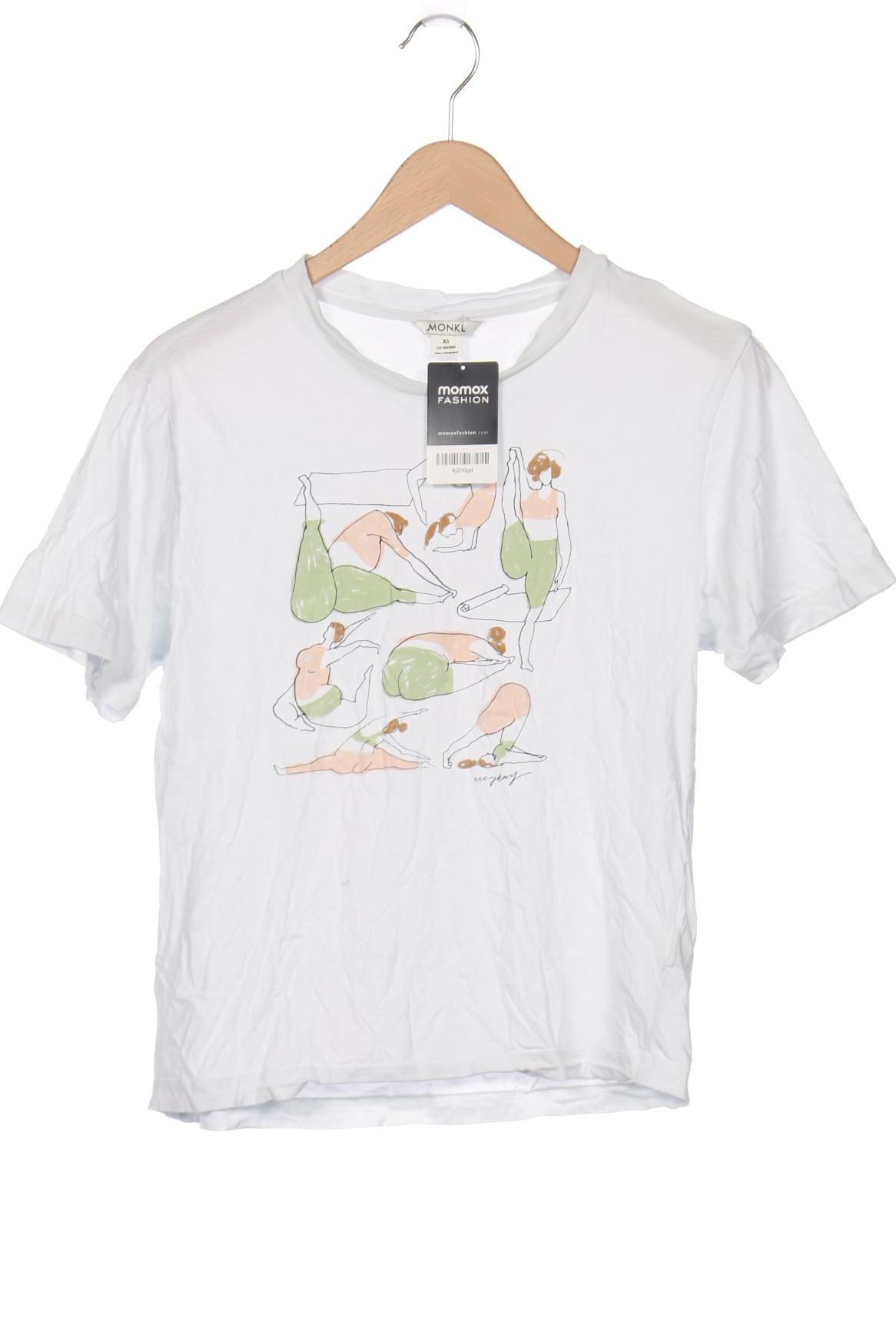 

MONKI Damen T-Shirt, weiß