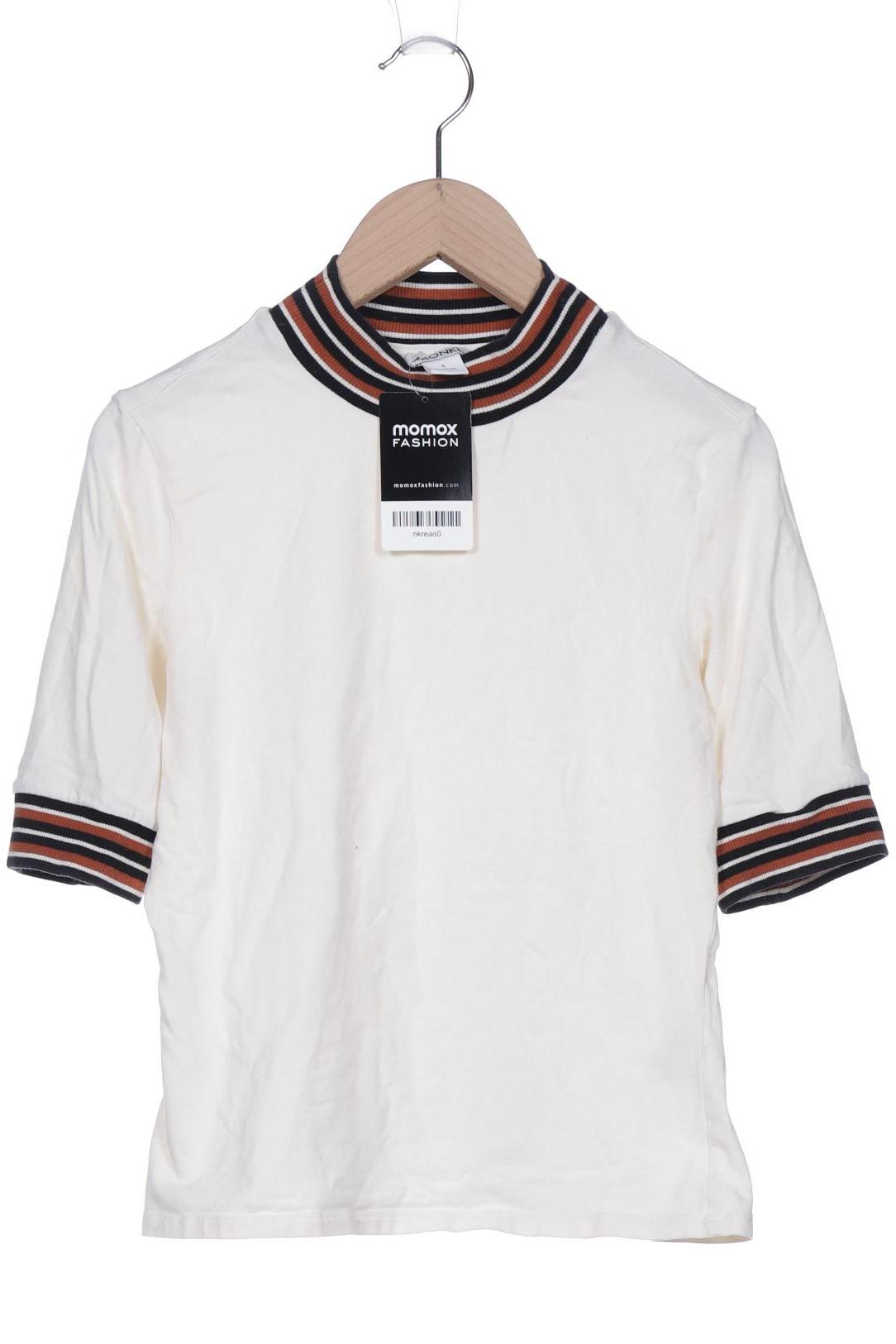 

Monki Damen T-Shirt, cremeweiß, Gr. 36