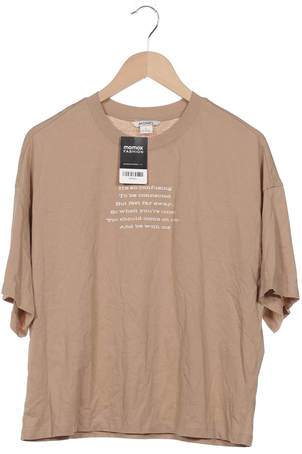 

Monki Damen T-Shirt, beige, Gr. 36