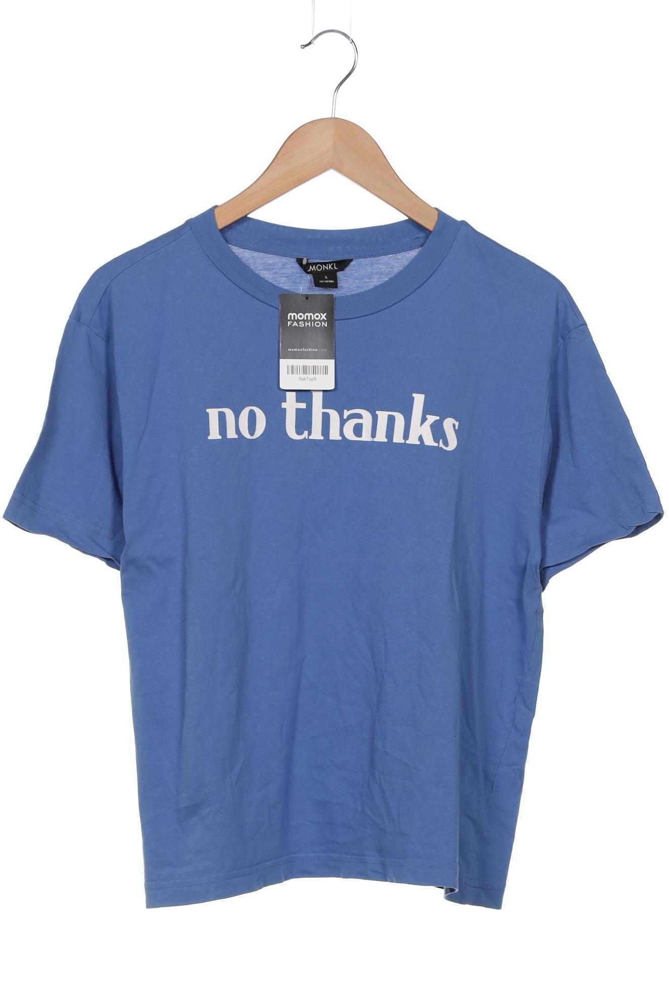 

Monki Damen T-Shirt, blau, Gr. 36