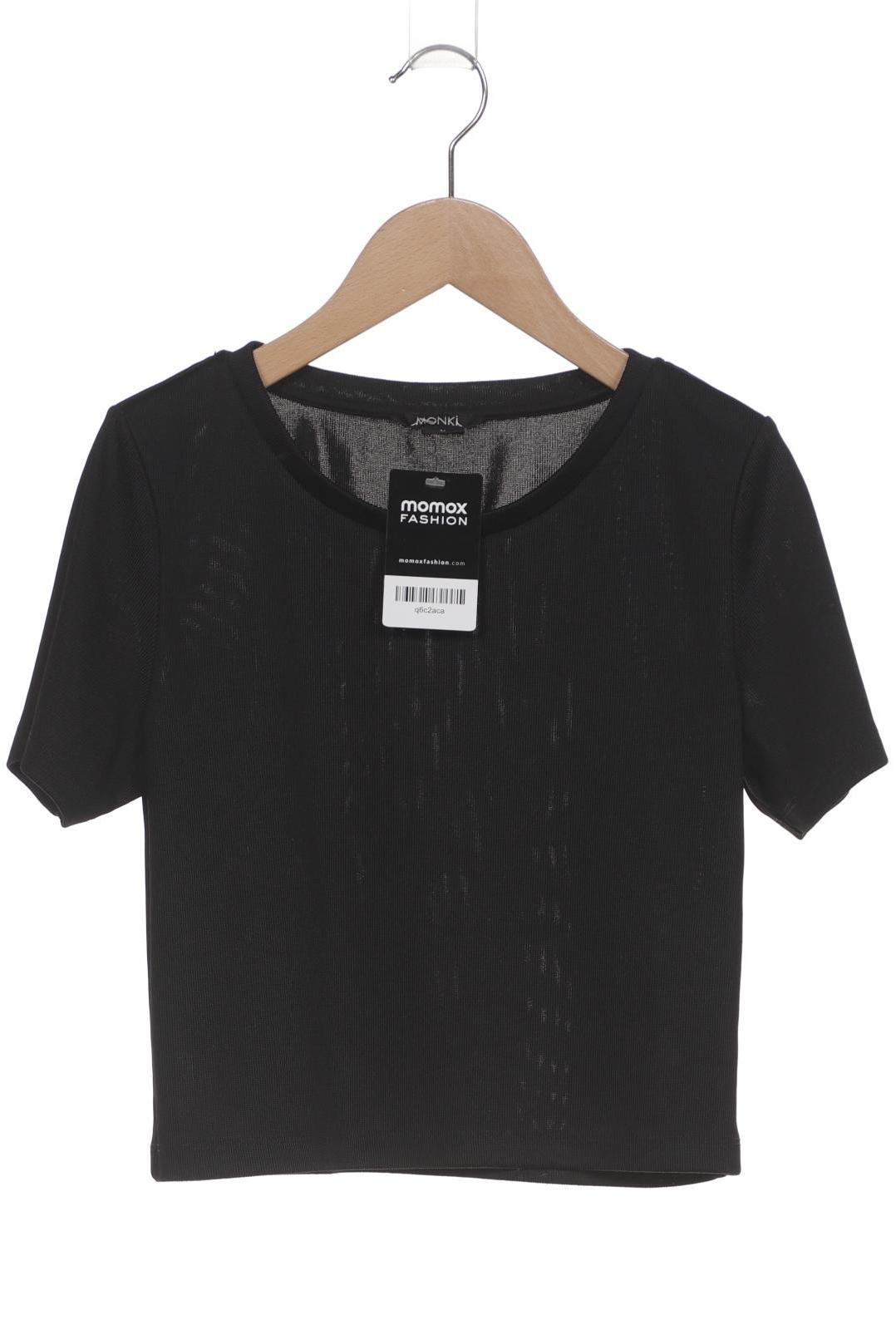 

Monki Damen T-Shirt, schwarz, Gr. 38