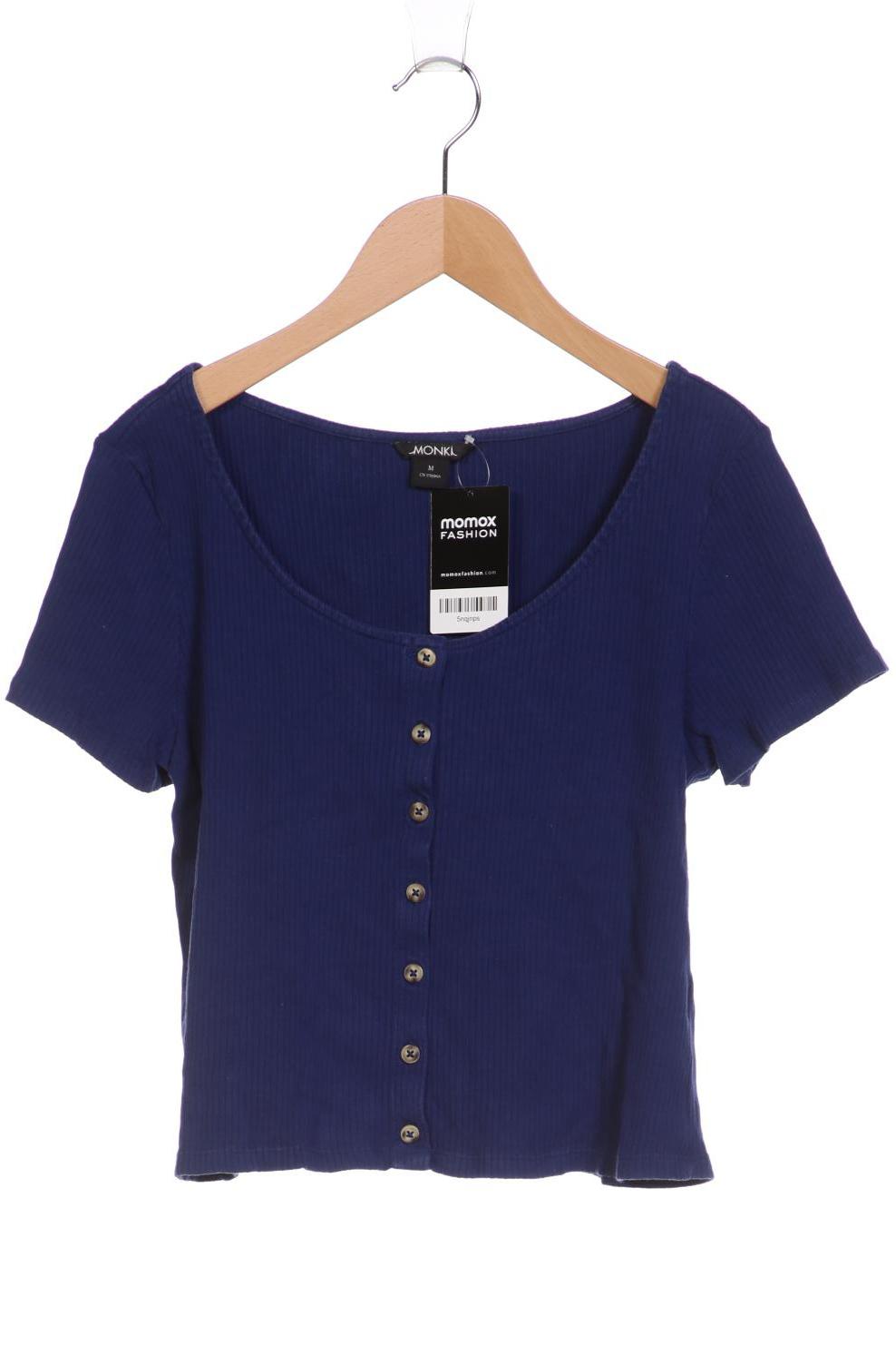 

MONKI Damen T-Shirt, marineblau