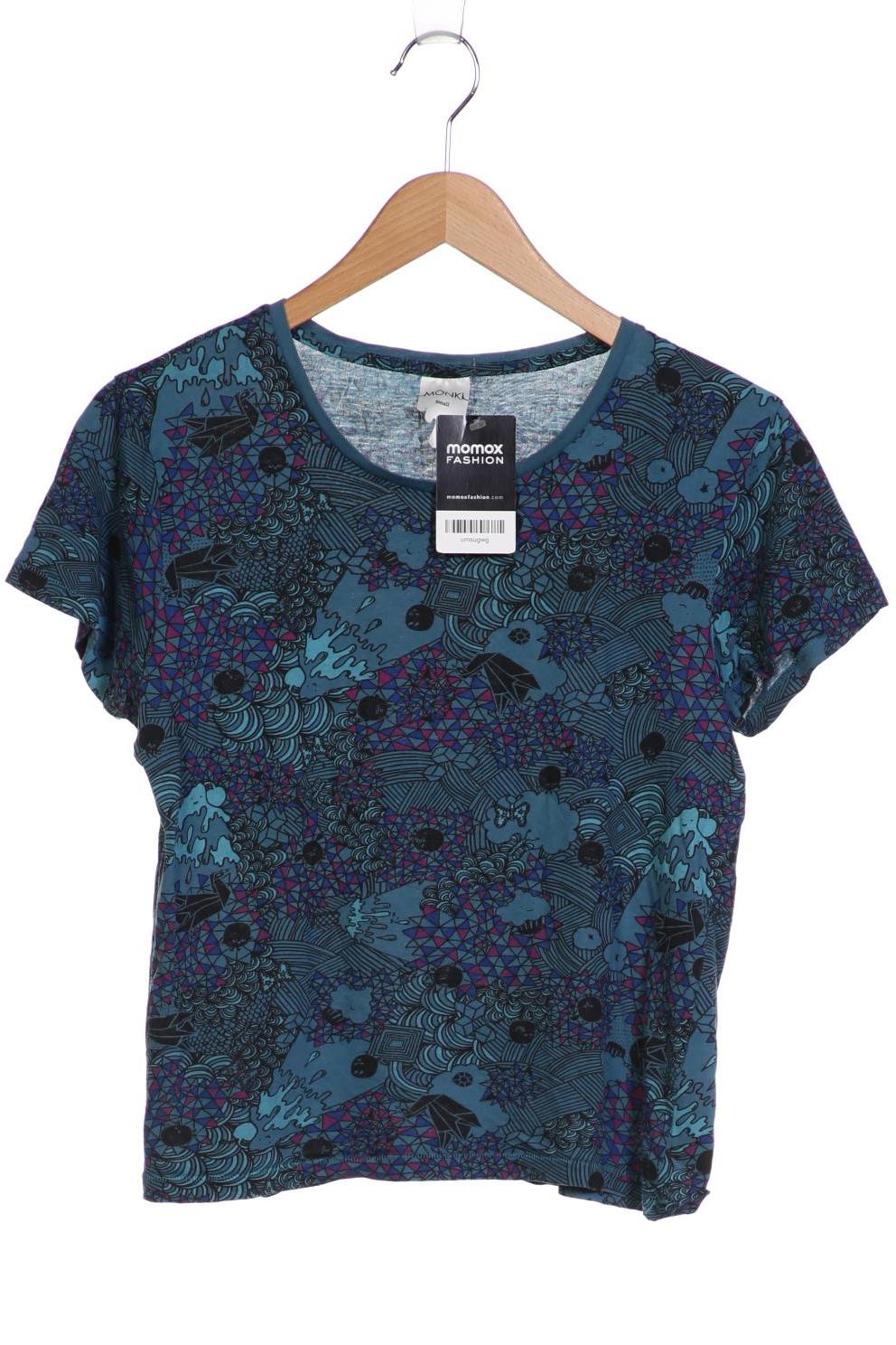 

Monki Damen T-Shirt, blau, Gr. 36