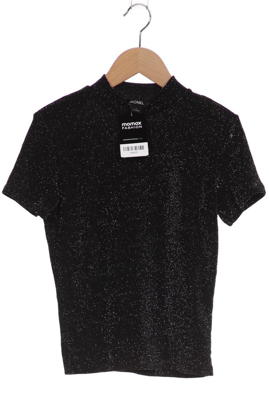 

Monki Damen T-Shirt, schwarz, Gr. 36