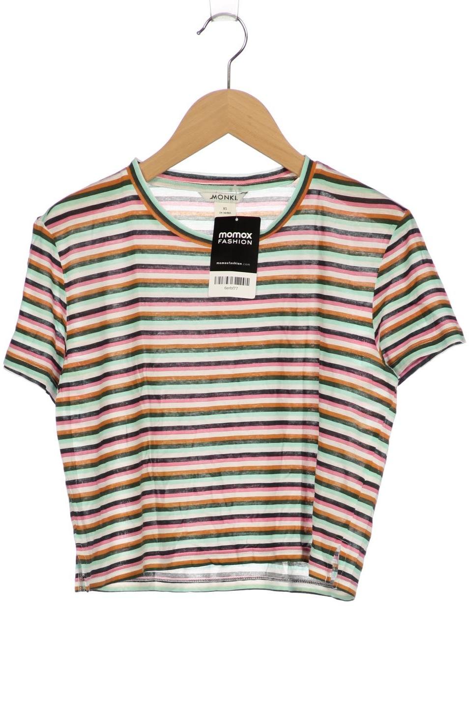 

Monki Damen T-Shirt, mehrfarbig, Gr. 34