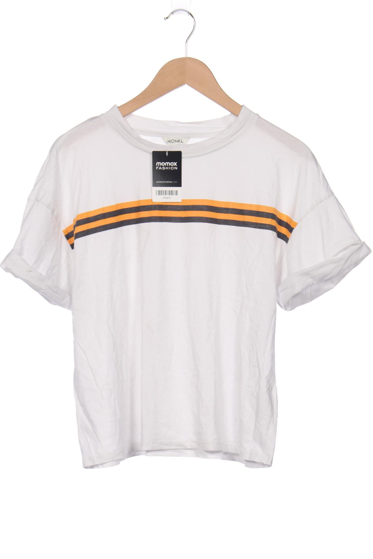 

Monki Damen T-Shirt, weiß, Gr. 38