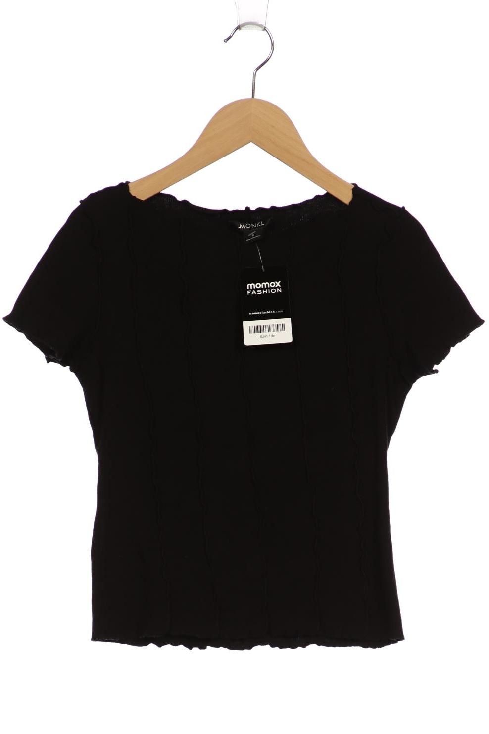 

Monki Damen T-Shirt, schwarz, Gr. 36