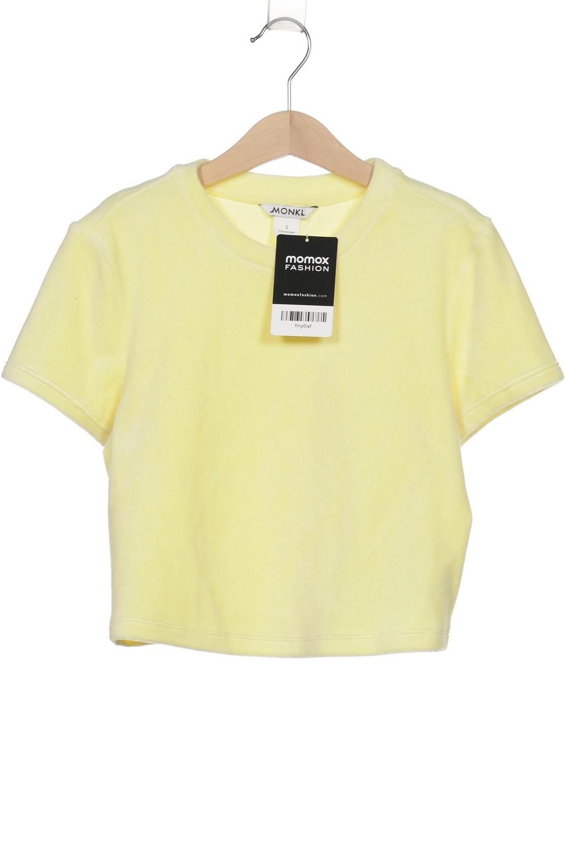 

Monki Damen T-Shirt, gelb, Gr. 36
