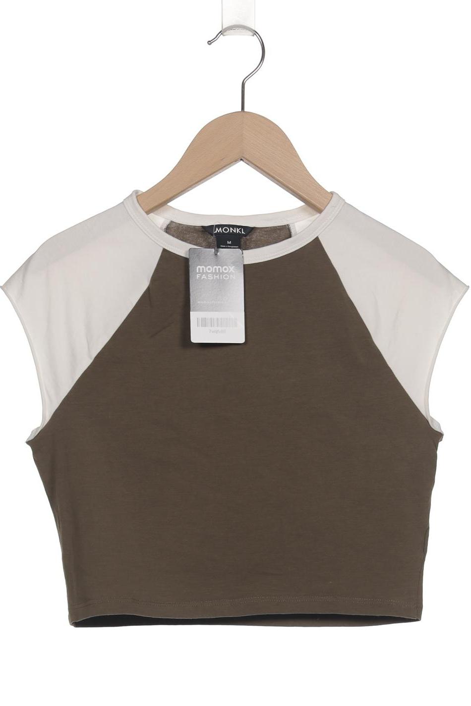 

Monki Damen T-Shirt, braun, Gr. 38