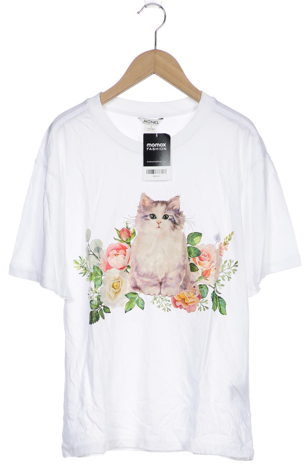 

MONKI Damen T-Shirt, weiß