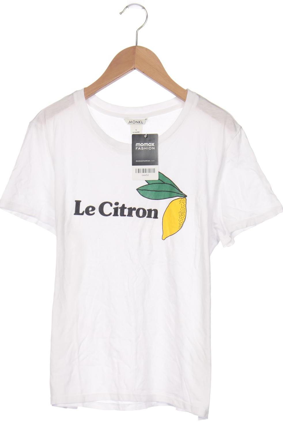

MONKI Damen T-Shirt, weiß