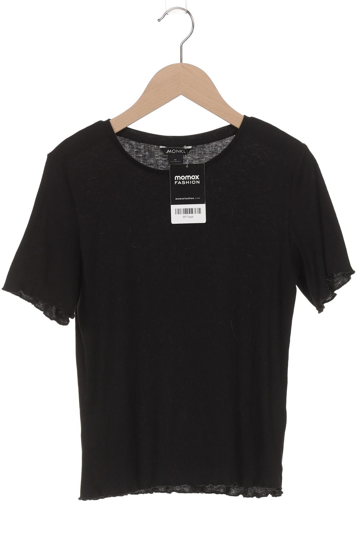 

Monki Damen T-Shirt, schwarz, Gr. 38