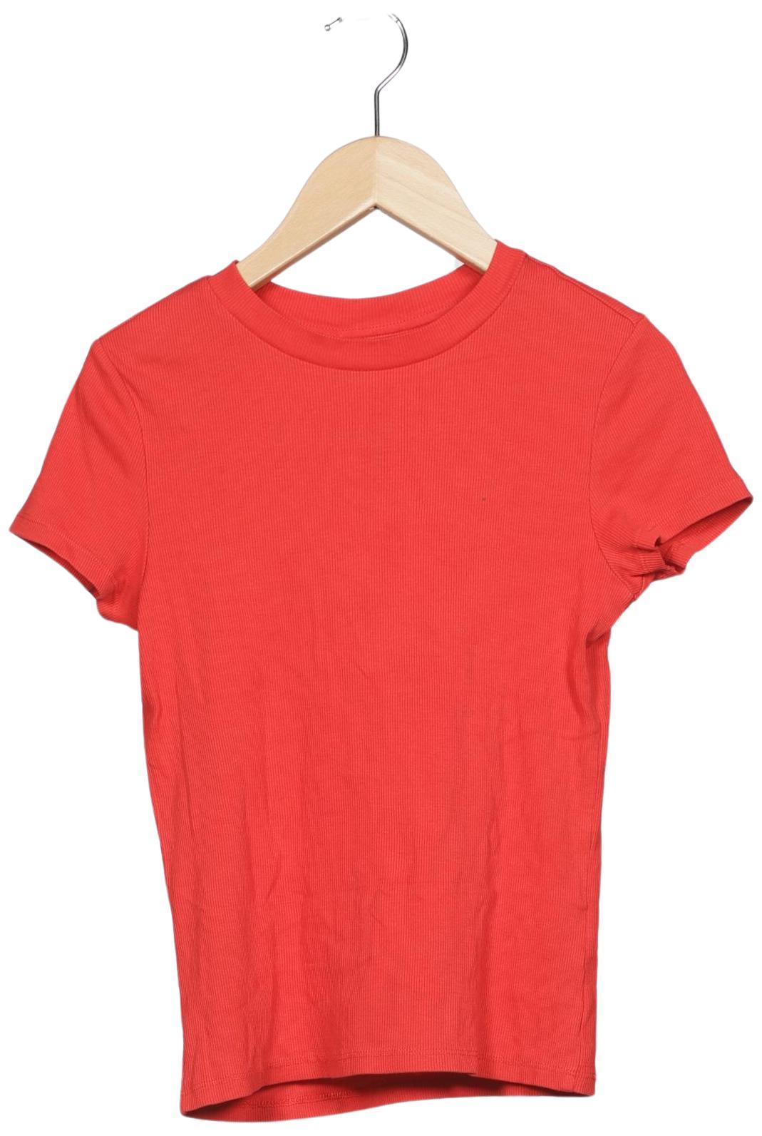 

Monki Damen T-Shirt, rot, Gr. 34
