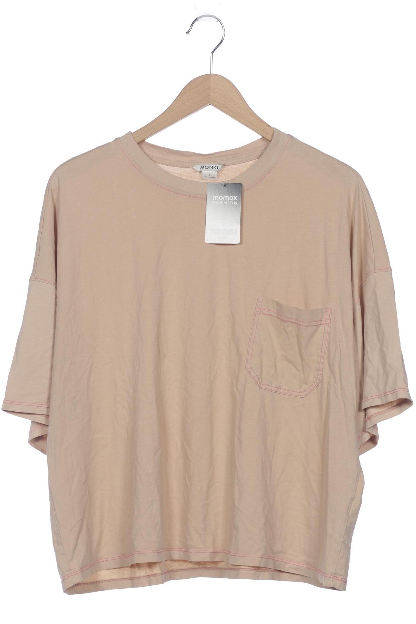 

Monki Damen T-Shirt, beige, Gr. 42