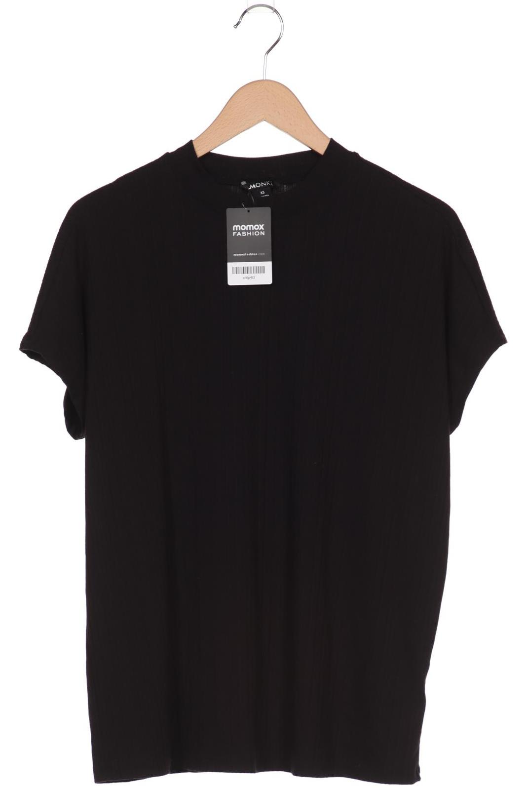 

MONKI Damen T-Shirt, schwarz