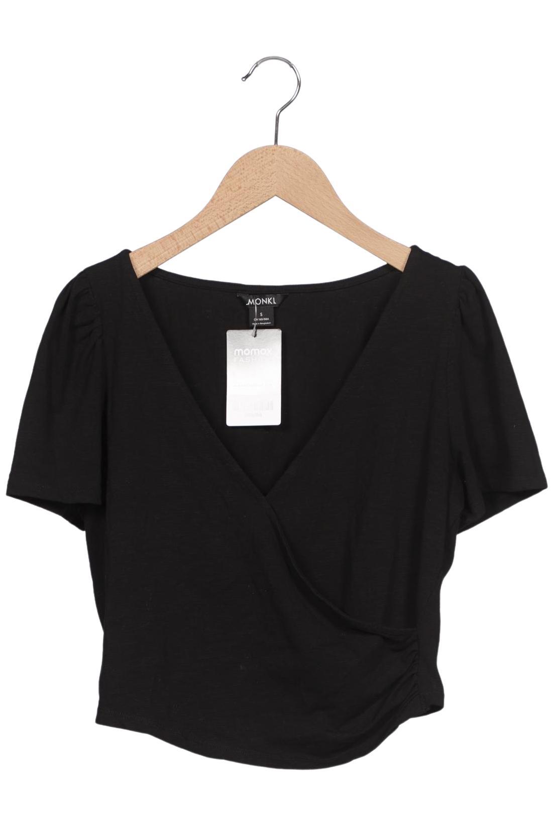 

Monki Damen T-Shirt, schwarz, Gr. 36