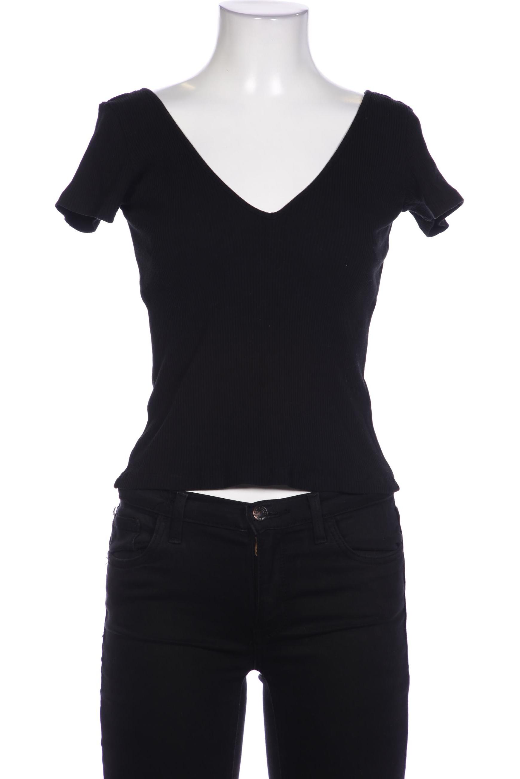 

Monki Damen T-Shirt, schwarz, Gr. 36