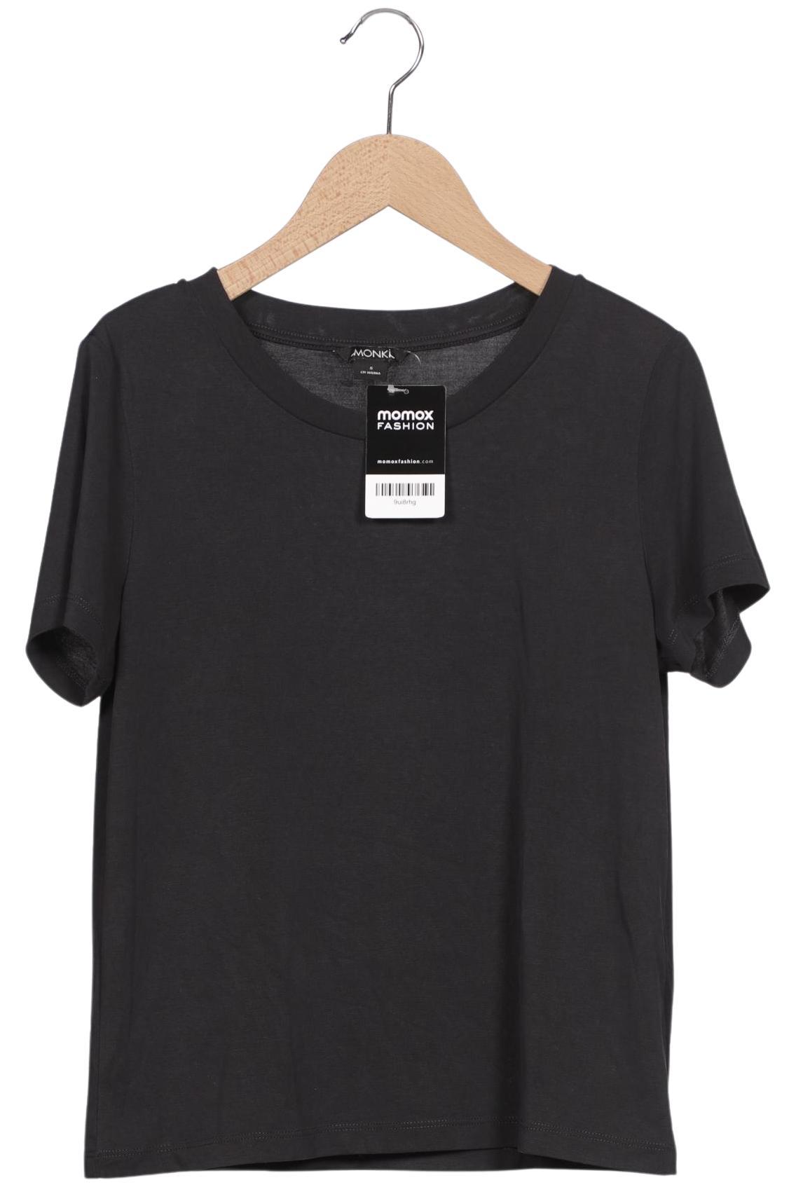 

Monki Damen T-Shirt, schwarz, Gr. 36