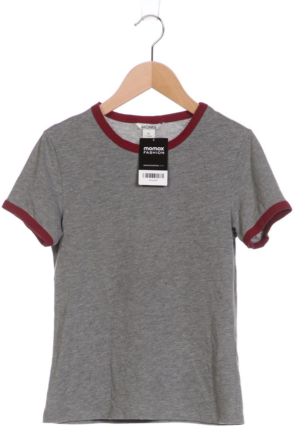 

Monki Damen T-Shirt, grau, Gr. 34