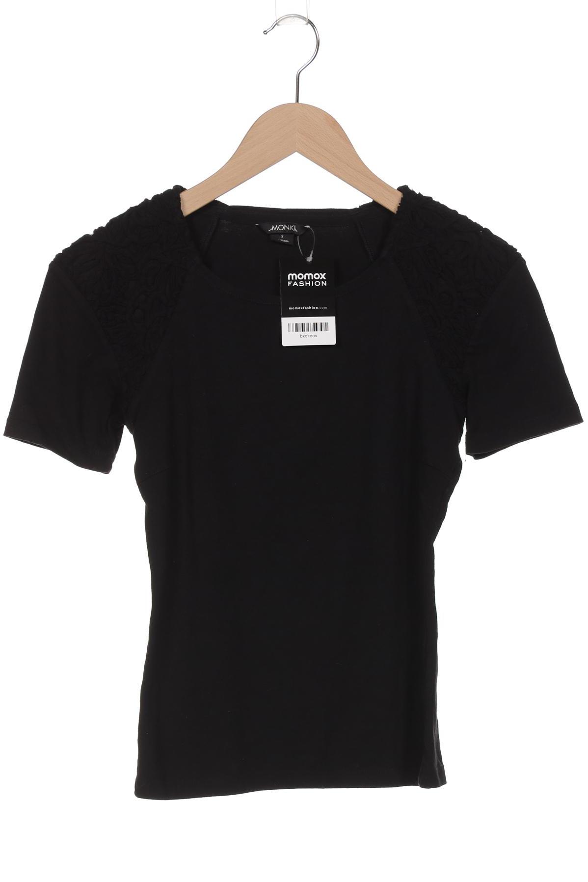 

Monki Damen T-Shirt, schwarz, Gr. 36