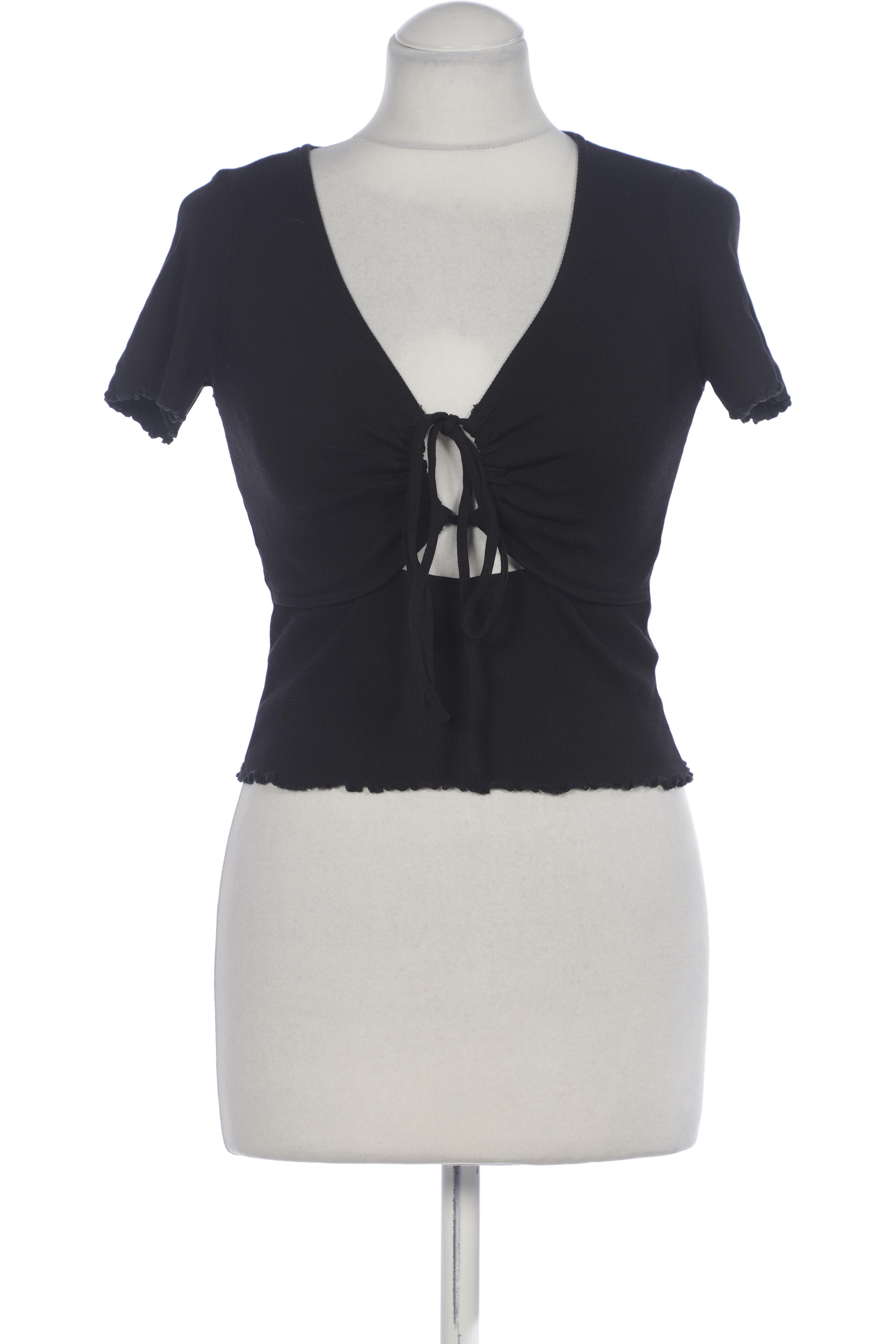 

Monki Damen T-Shirt, schwarz, Gr. 36