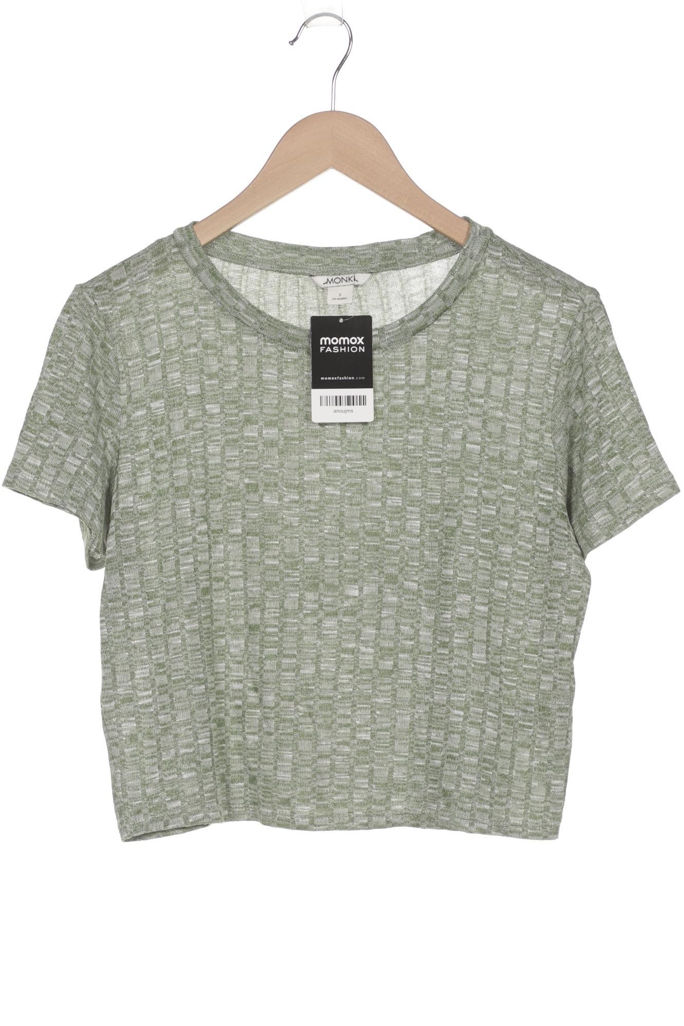 

Monki Damen T-Shirt, grün, Gr. 36