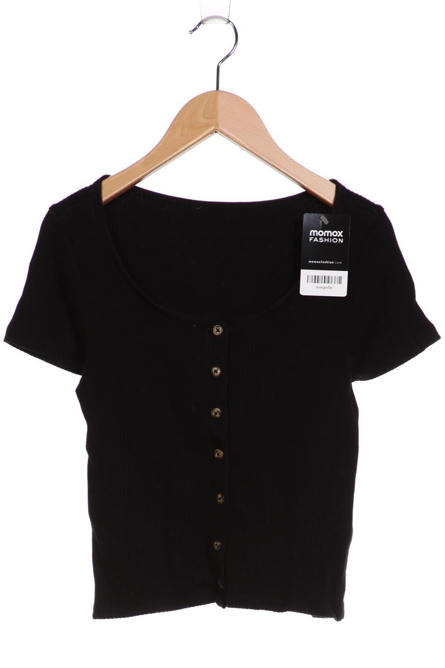 

Monki Damen T-Shirt, schwarz, Gr. 32